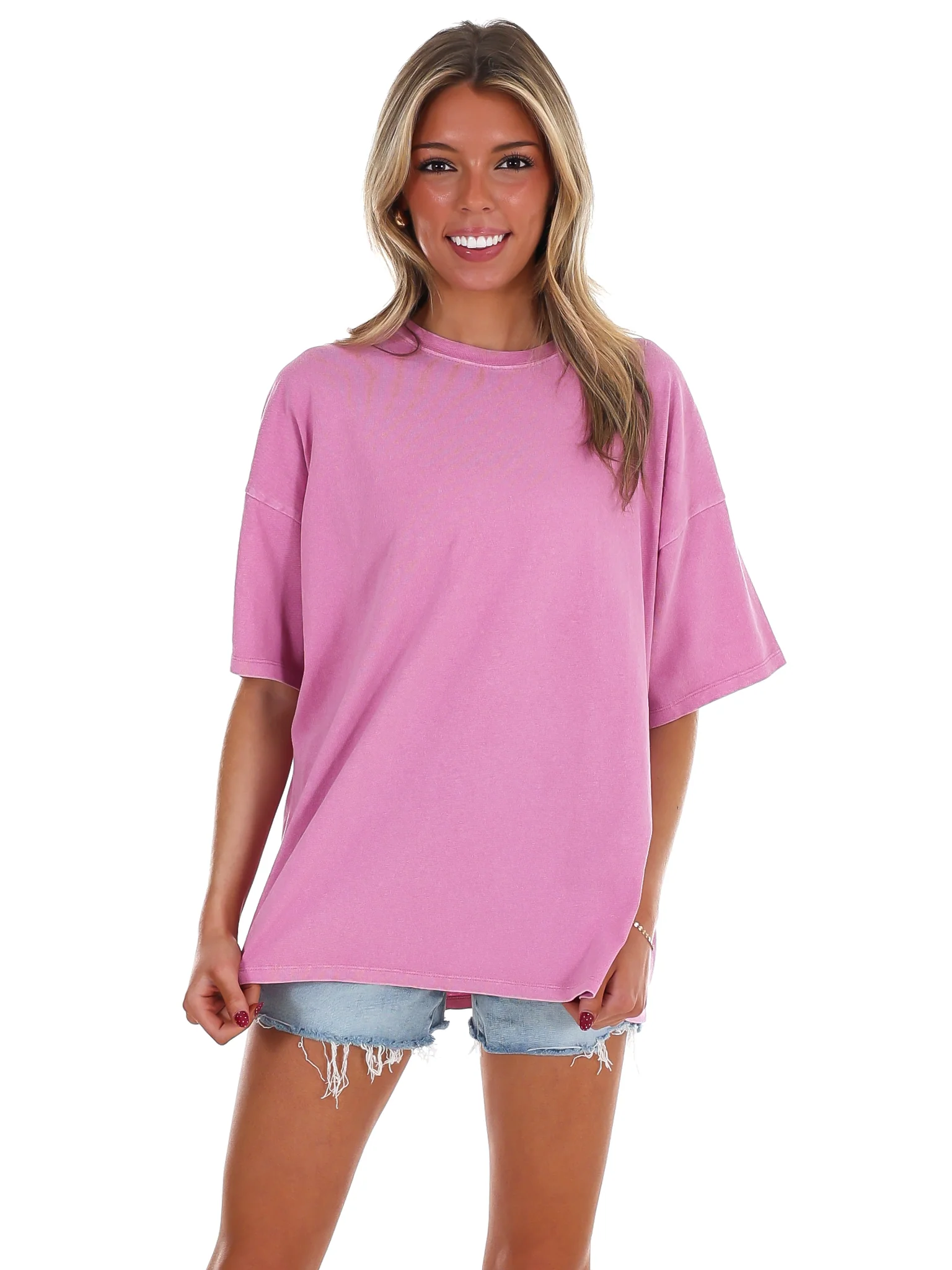 Washed Comfort Oversized Tee - Image 44