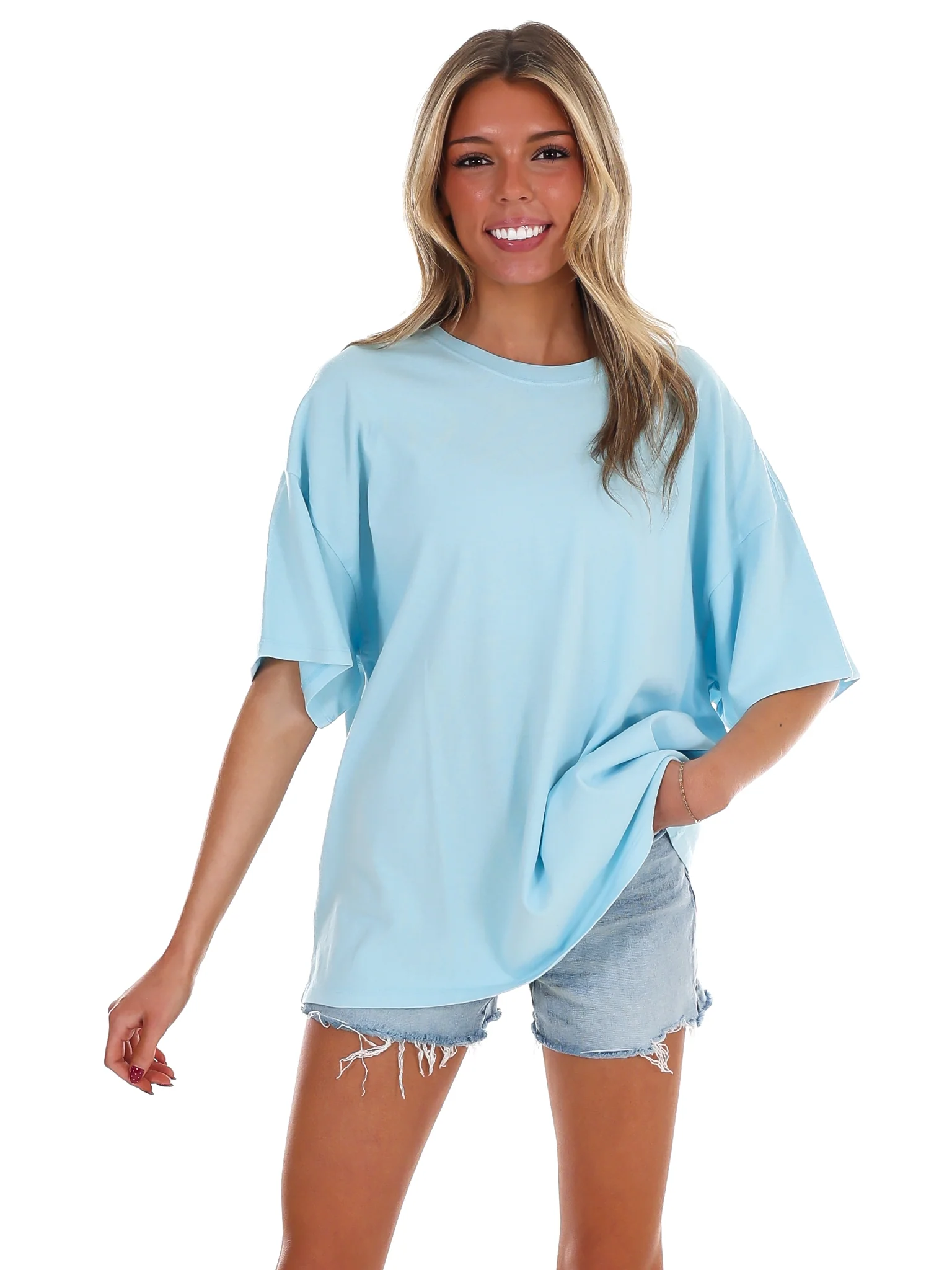 Washed Comfort Oversized Tee - Image 57