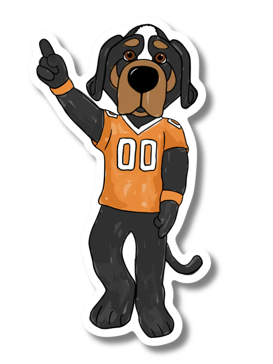 Watercolor Full Body Smokey 4x4 Sticker