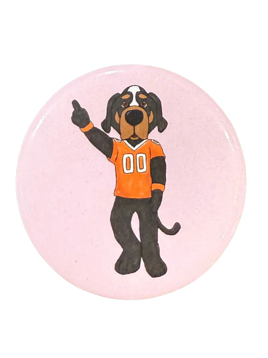 Watercolor Smokey 2.25" Gameday Button - Image 2