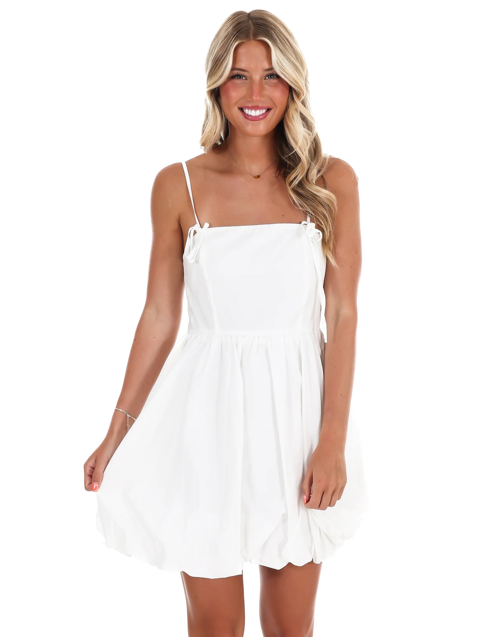 Waves of Bliss Bubble Hem Dress - Image 5