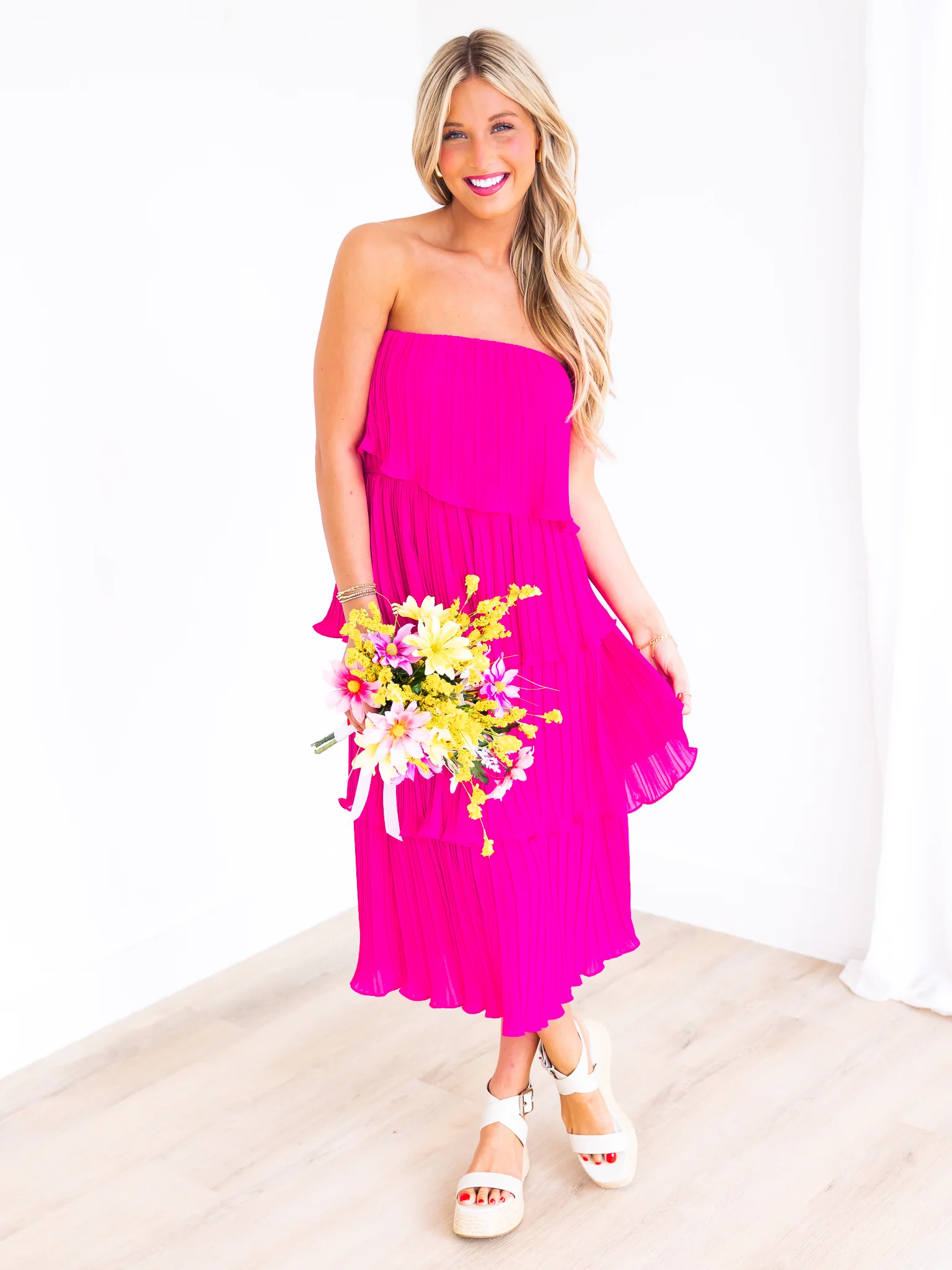 We Groovin' Layer Midi Dress - Image 12