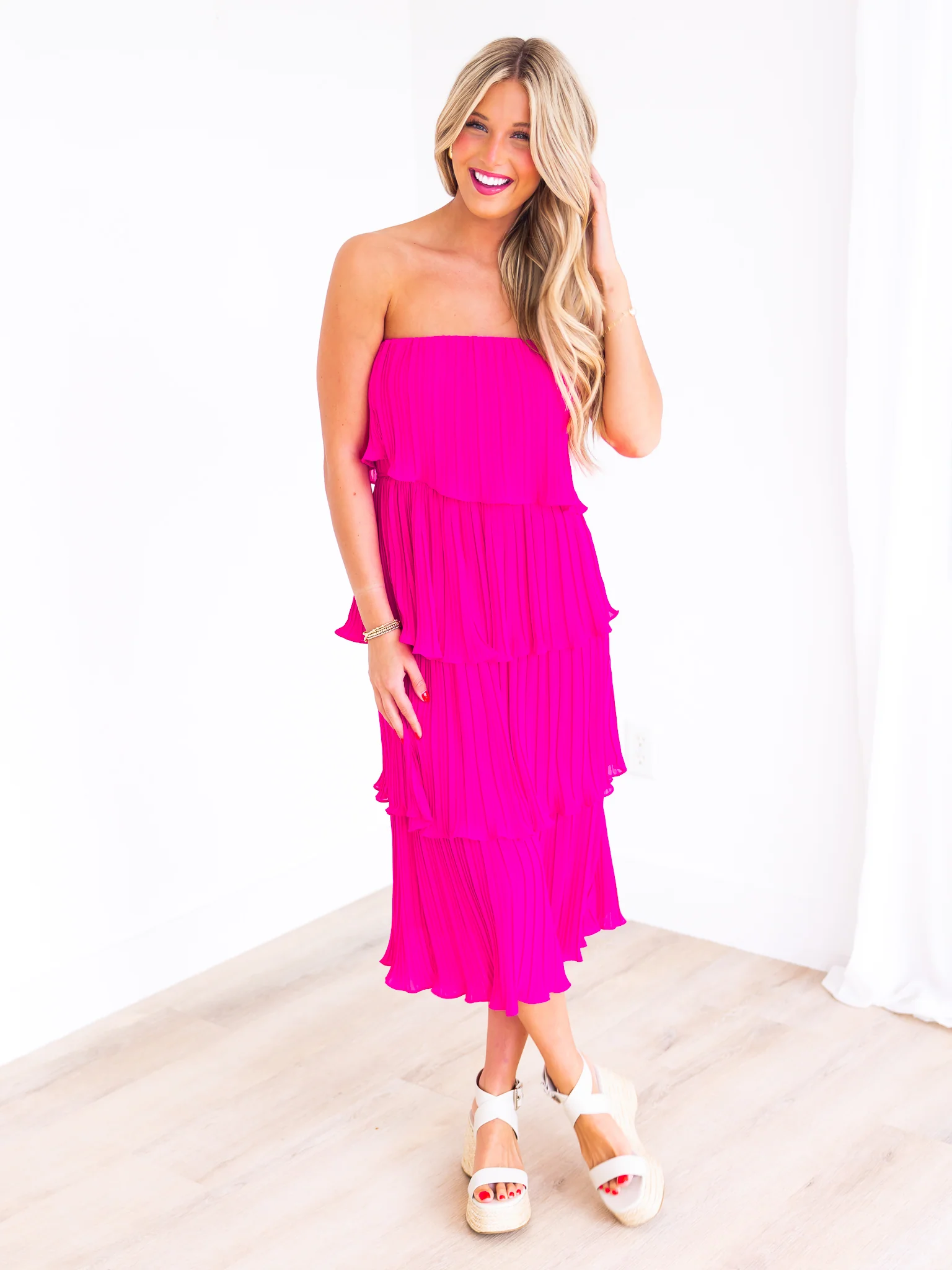 We Groovin' Layer Midi Dress - Image 14