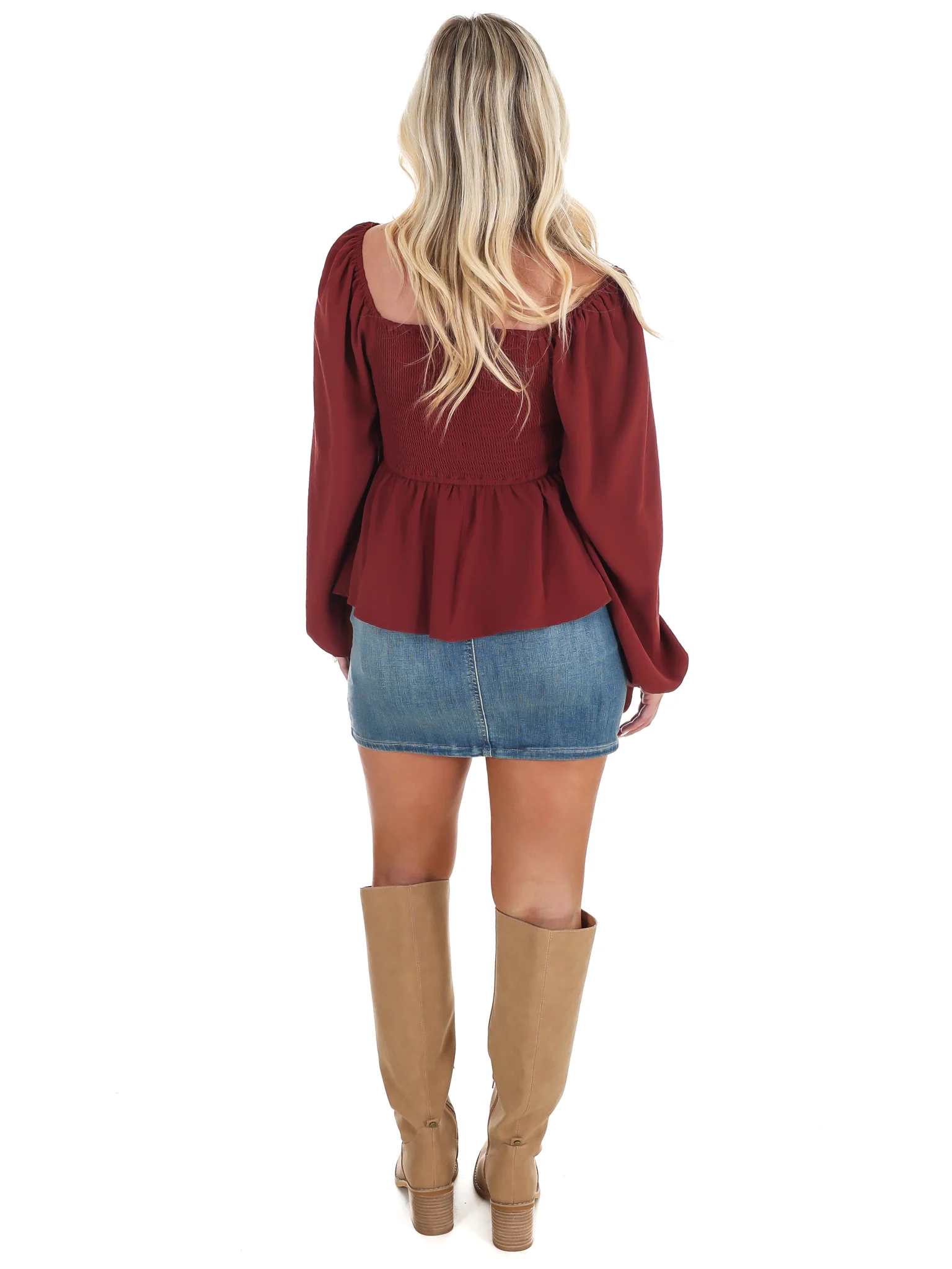 Wear Anywhere Smocked Babydoll Top - Image 6