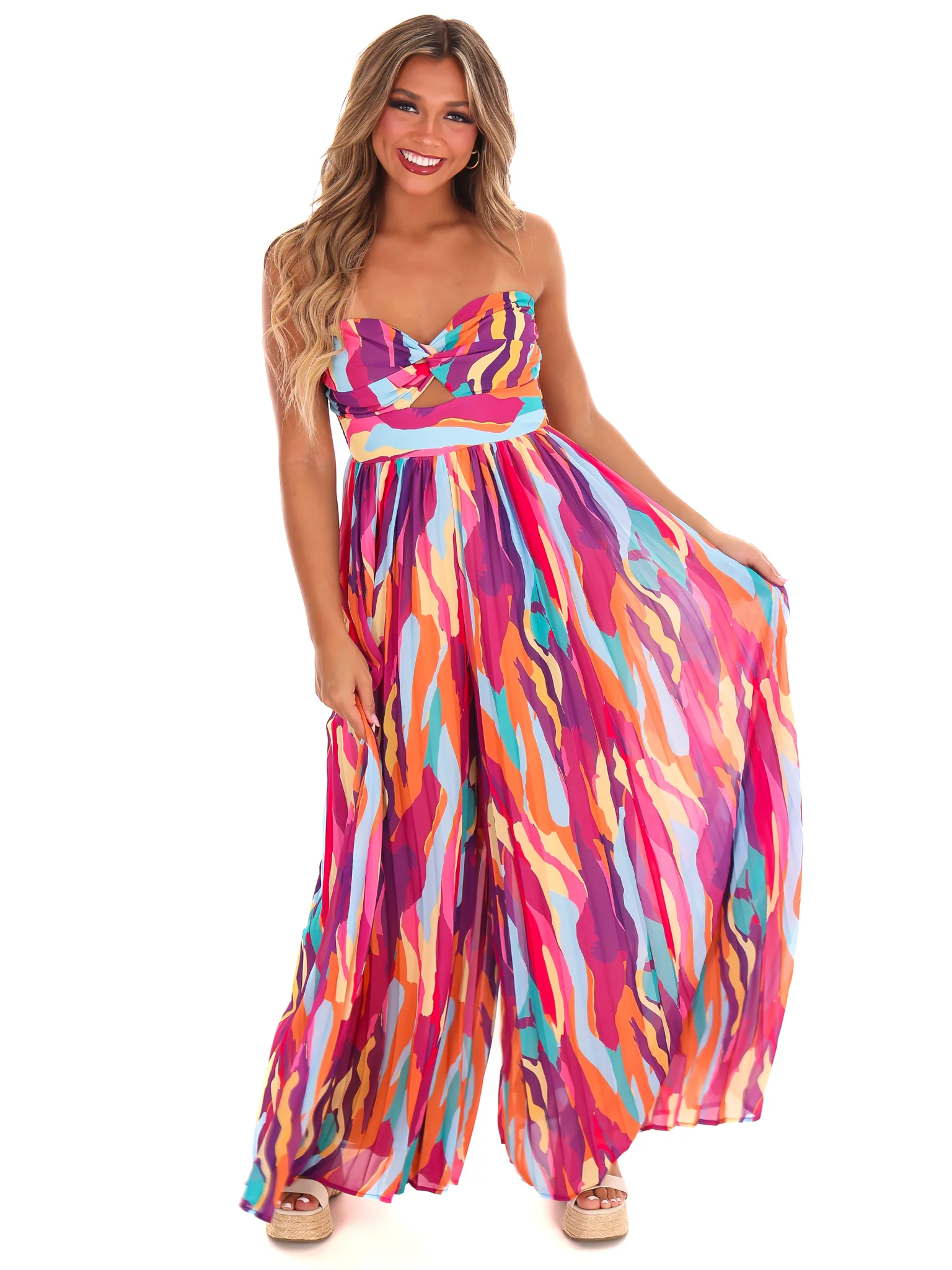 Wear Your Confidence Print Jumpsuit - Image 2