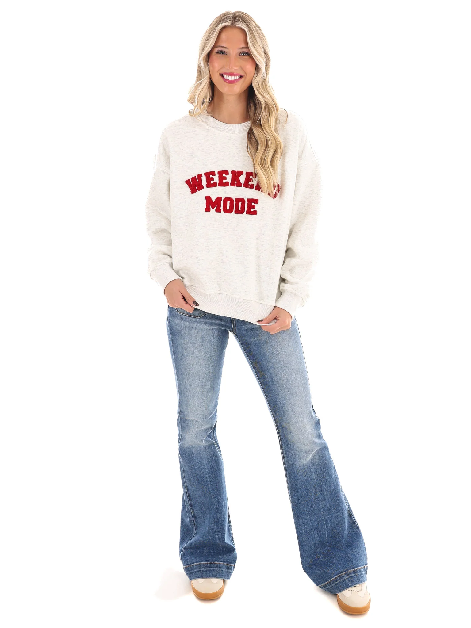 Weekend Mode Fleece Sweatshirt - Image 2