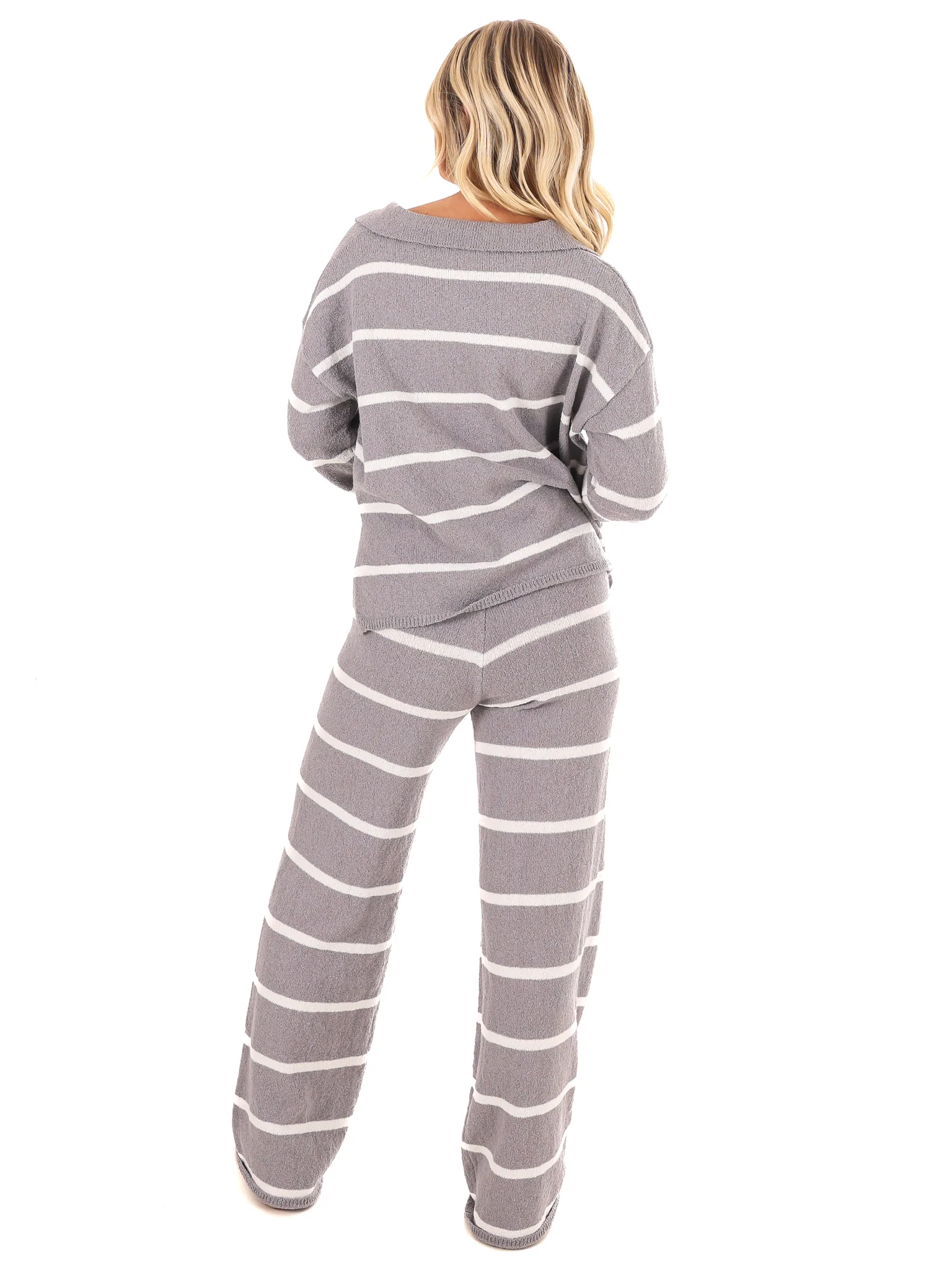 Weekend Wonder Stripe Sweater Set - Image 12