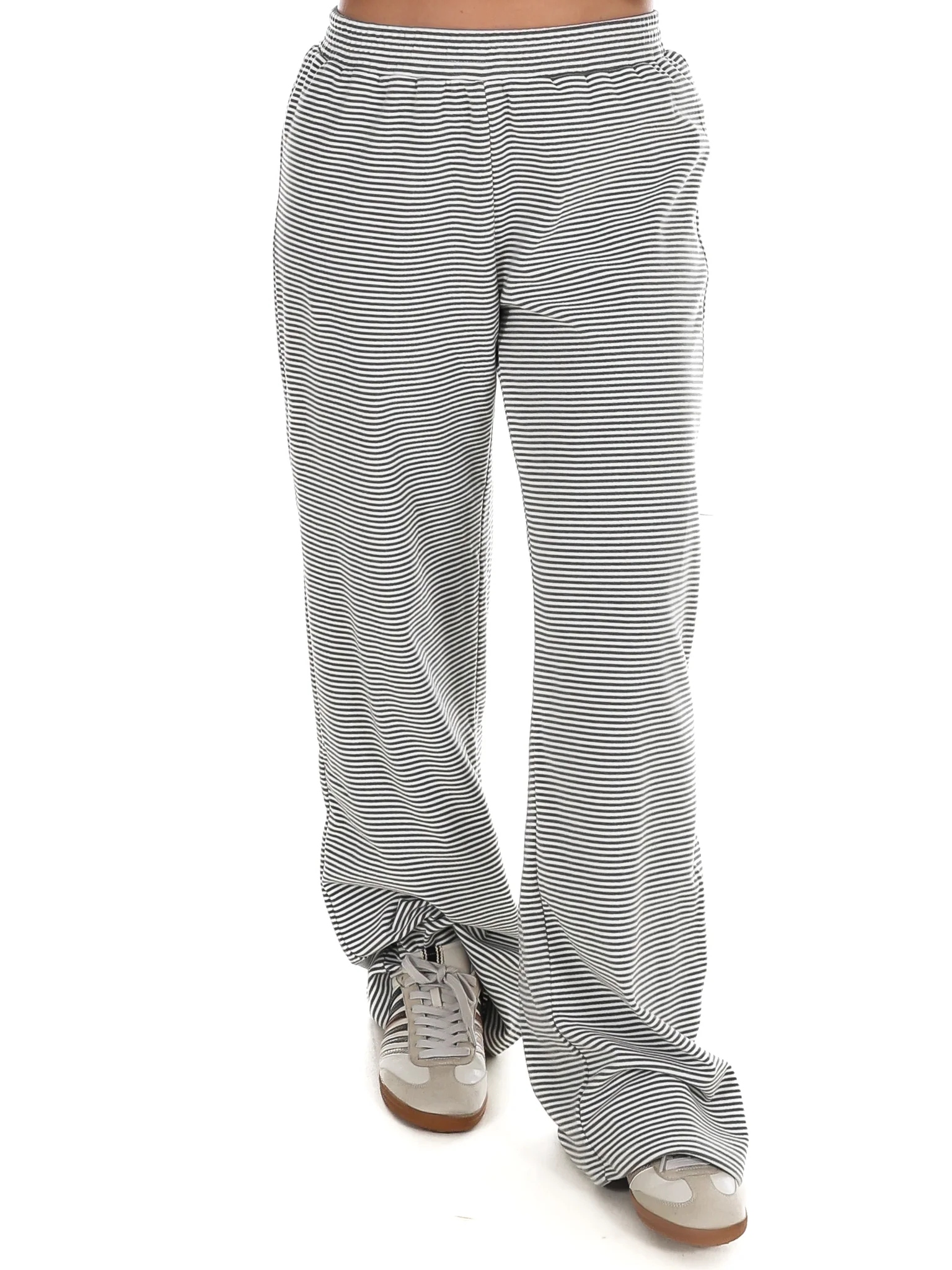 Well Defined Striped Fleece Lounge Pants - Image 6