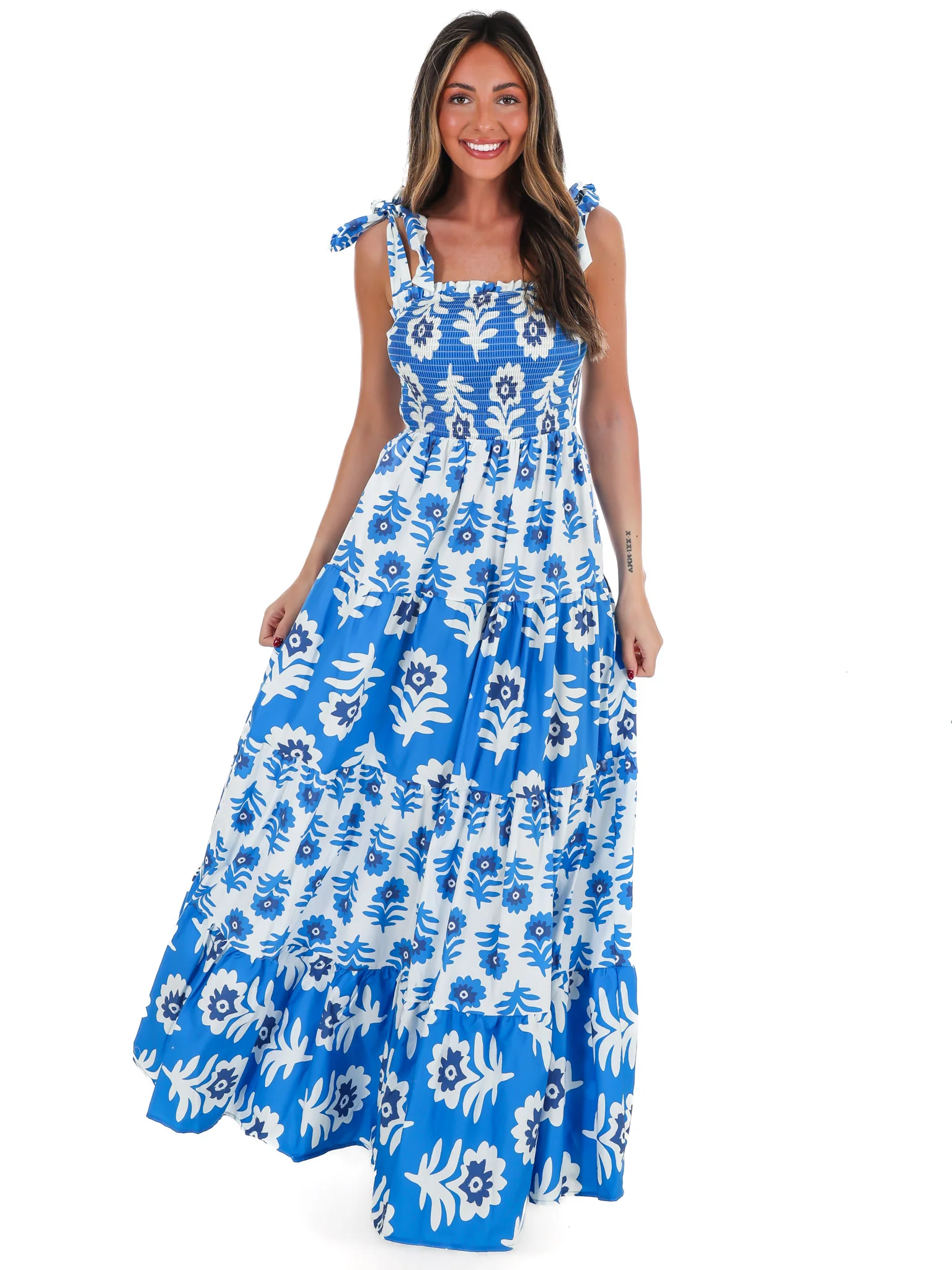 Well Traveled Print Maxi Dress - Image 2