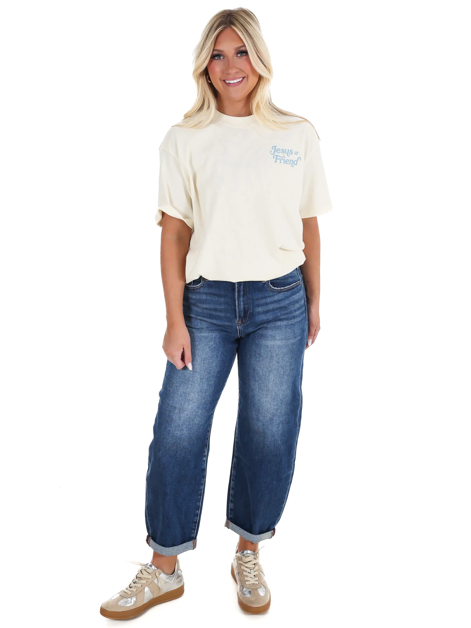 What A Friend in Jesus Graphic Tee - Image 6