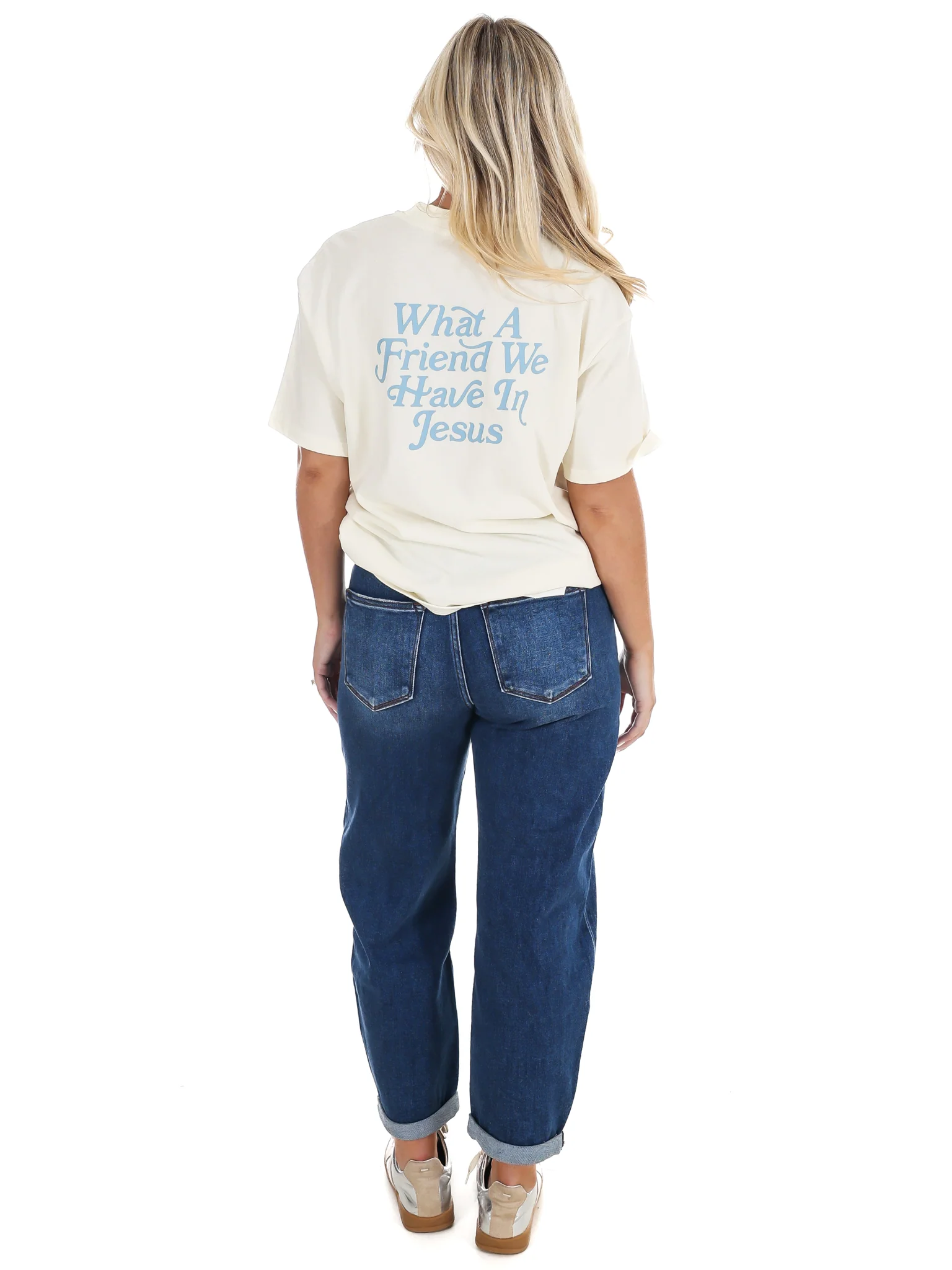 What A Friend in Jesus Graphic Tee - Image 7