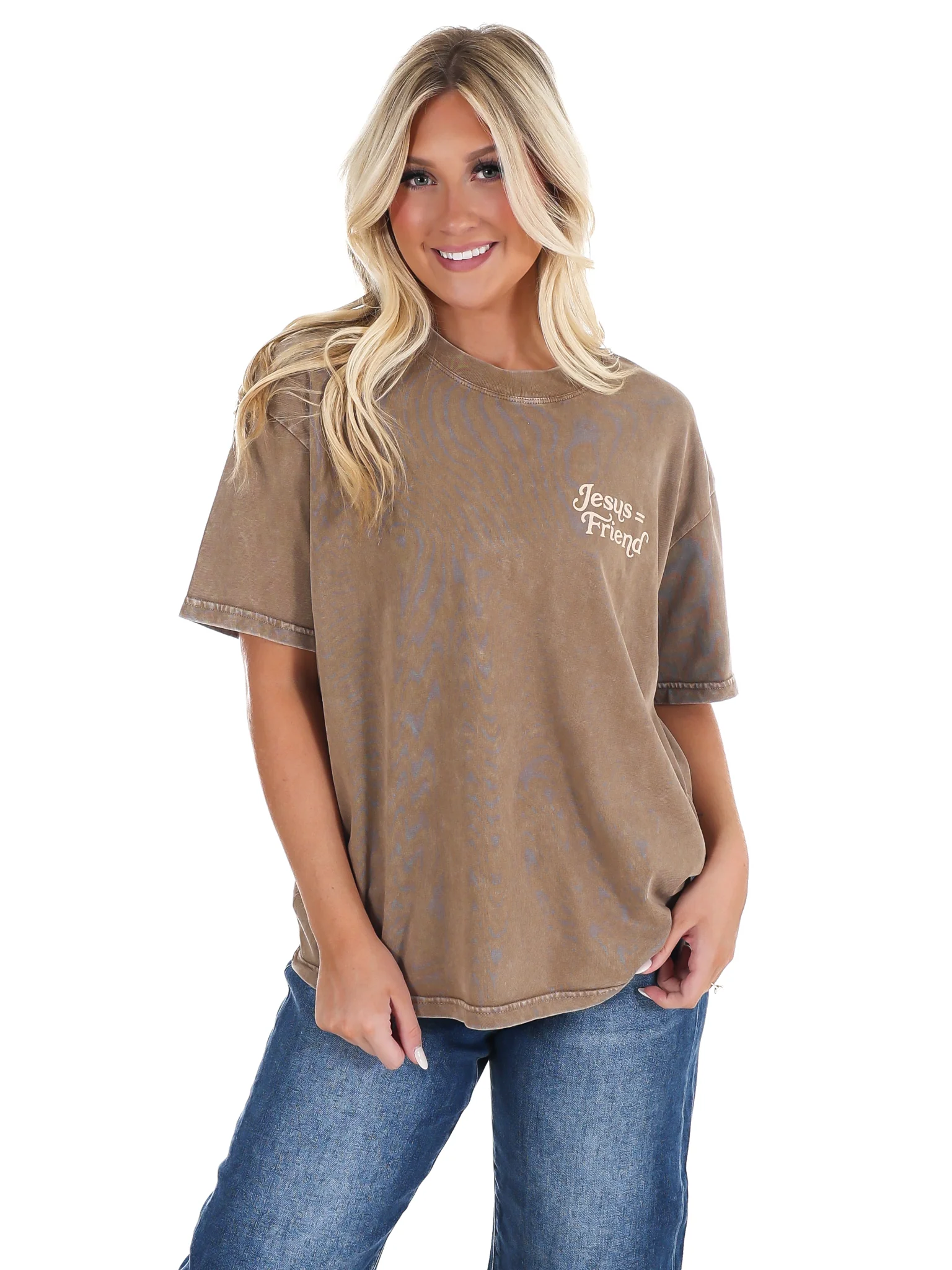 What A Friend in Jesus Graphic Tee - Image 8