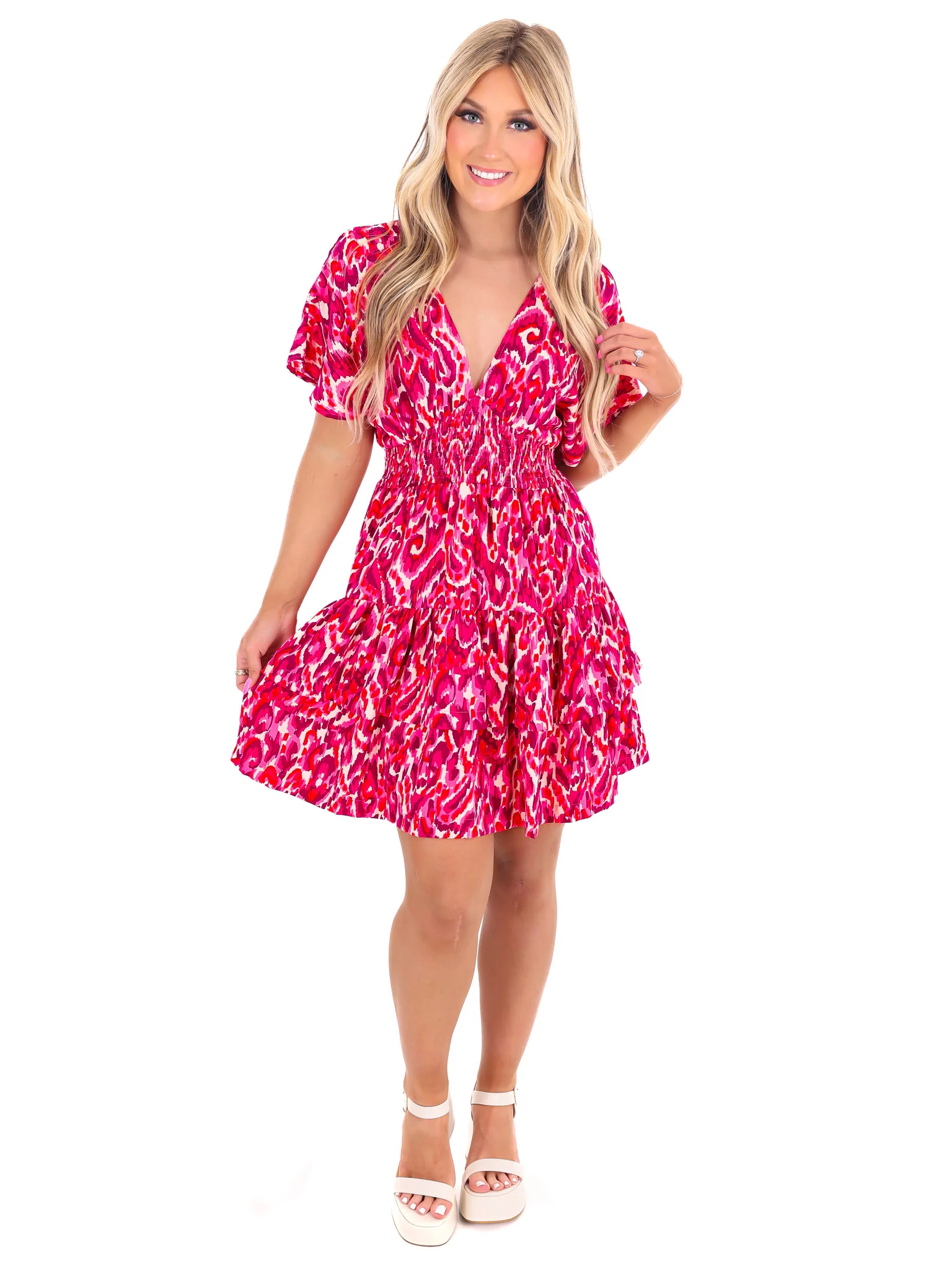 What if We Met Print Dress - Image 7