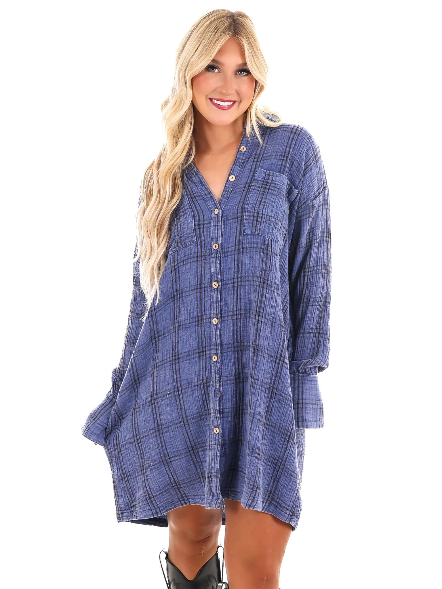 What's The Latest Plaid Shirt Dress