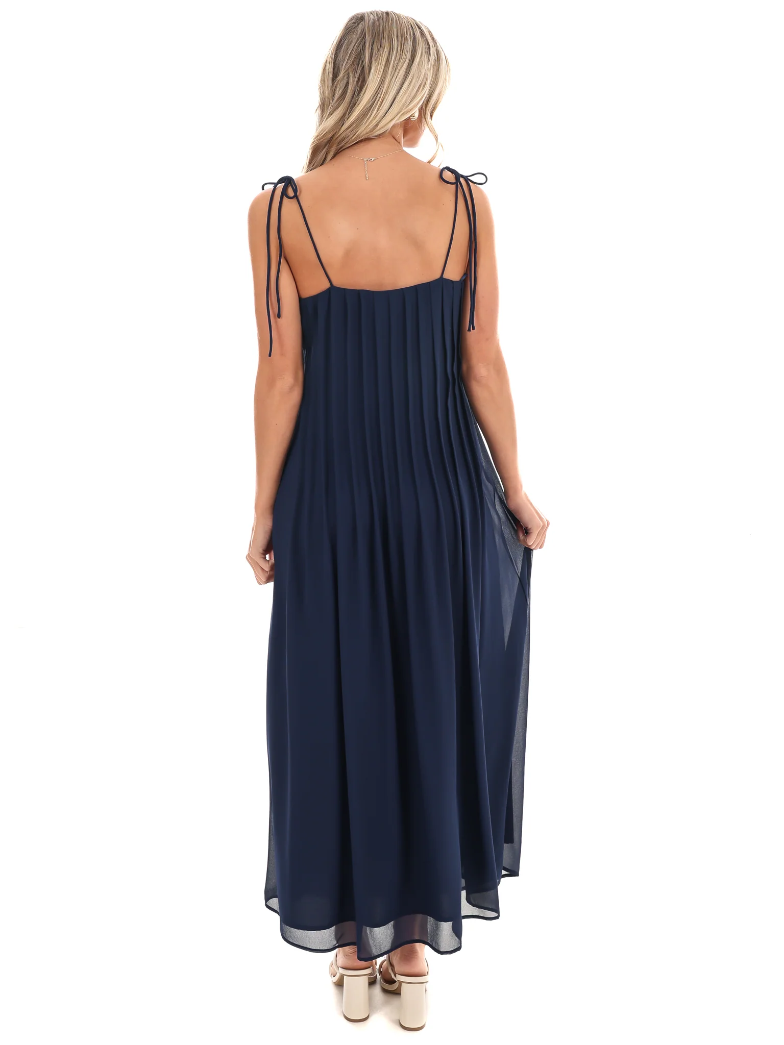 Which Chapter Tie Maxi Dress - Image 6