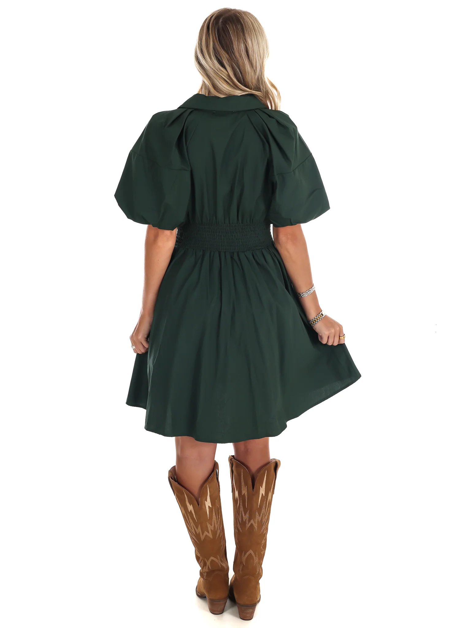 Whispering Pines Zip Mini Dress - Image 7