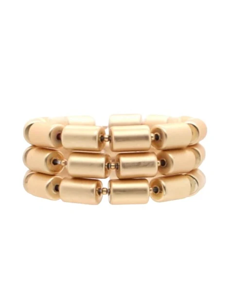 Wide Beaded Stack Bracelet - Image 2