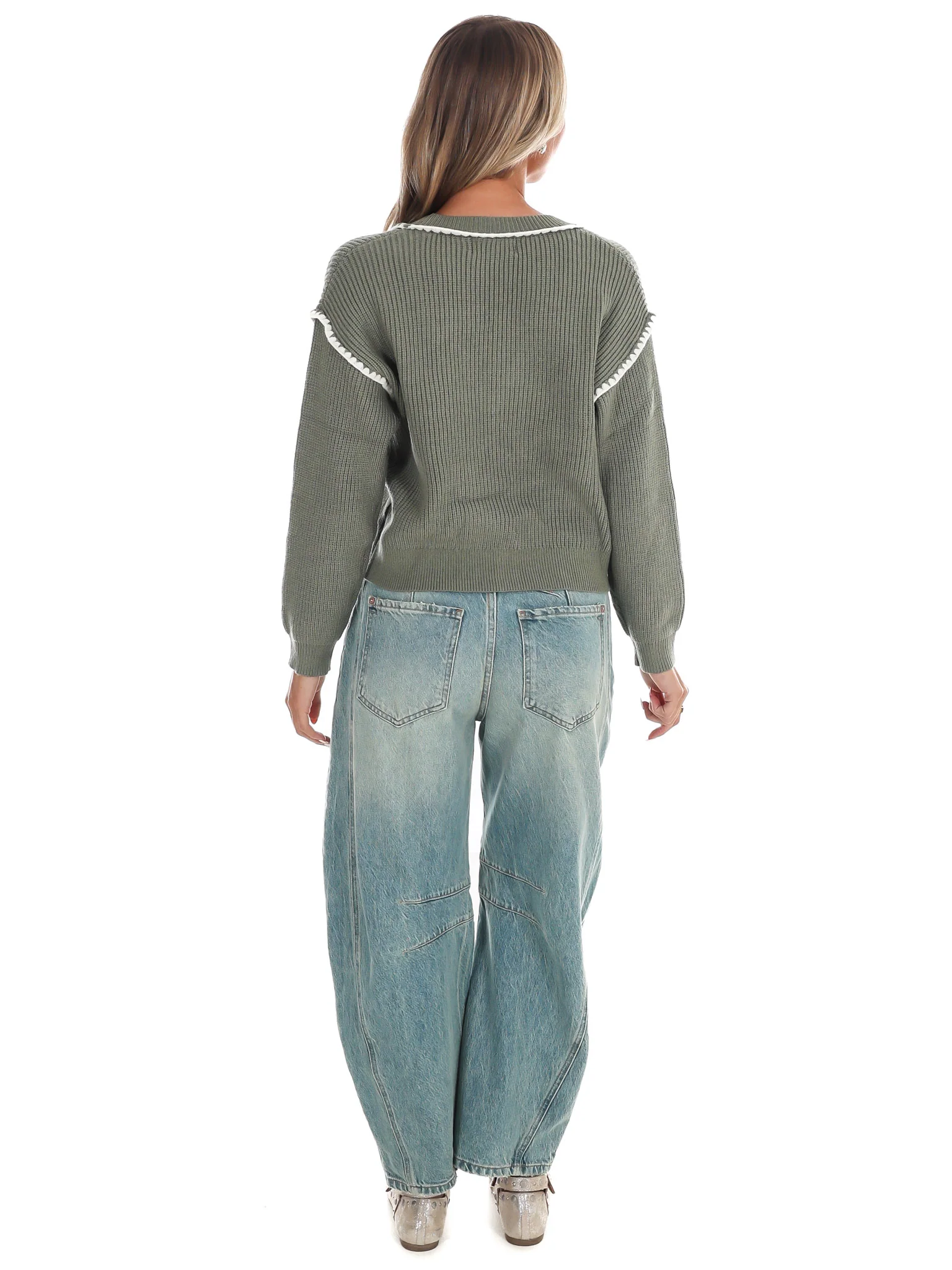 Wildwood Contrast Cardigan - Image 7