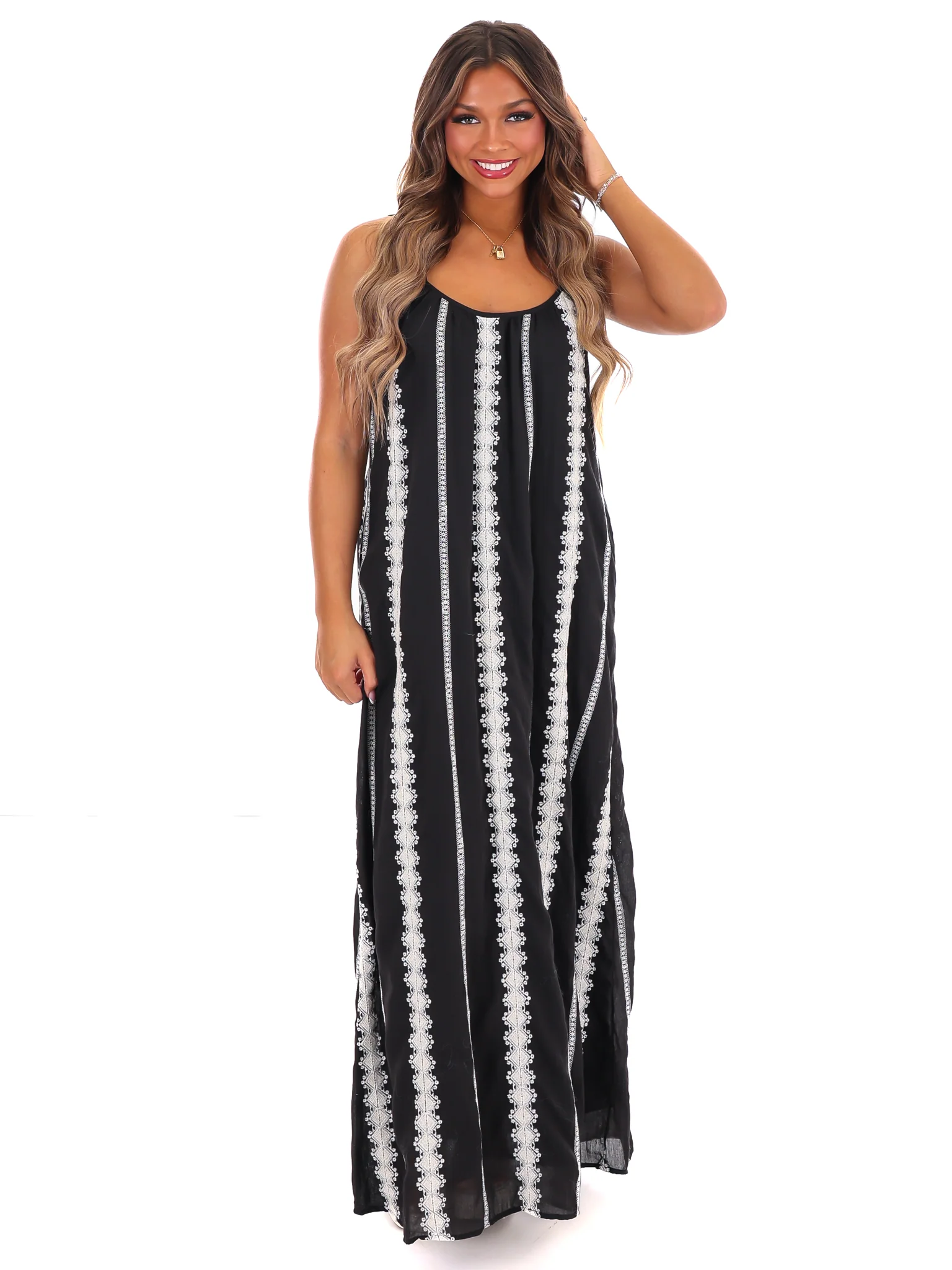 Without Me Contrast Shift Dress - Image 10