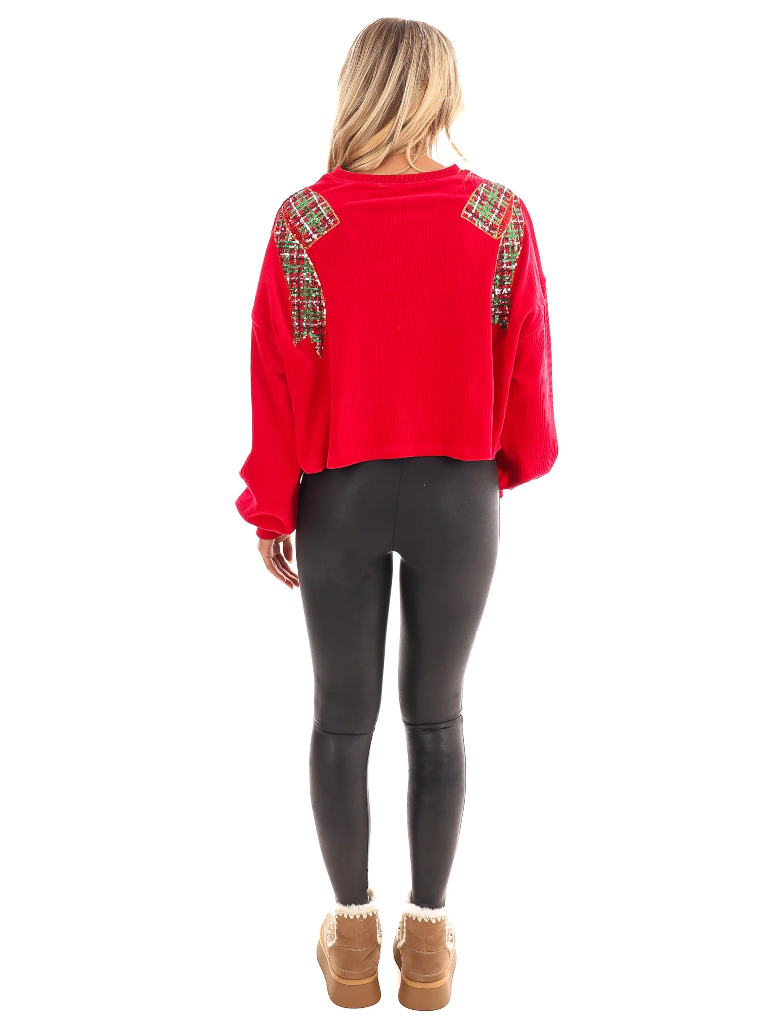 Wrap Me Up Christmas Bow Sweatshirt - Image 7