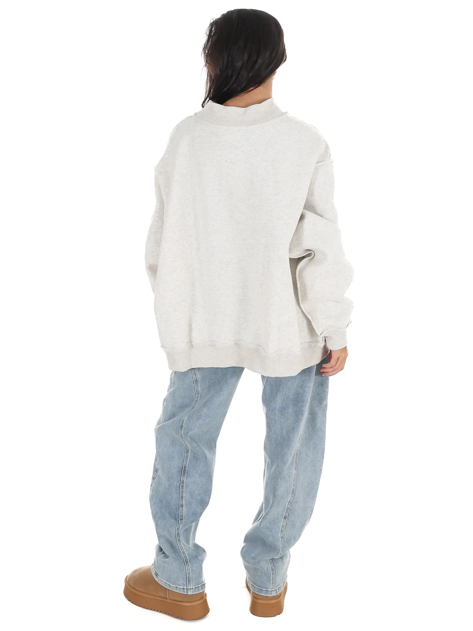 WWJD & Amen Reversible Mock Neck Sweatshirt - Image 11