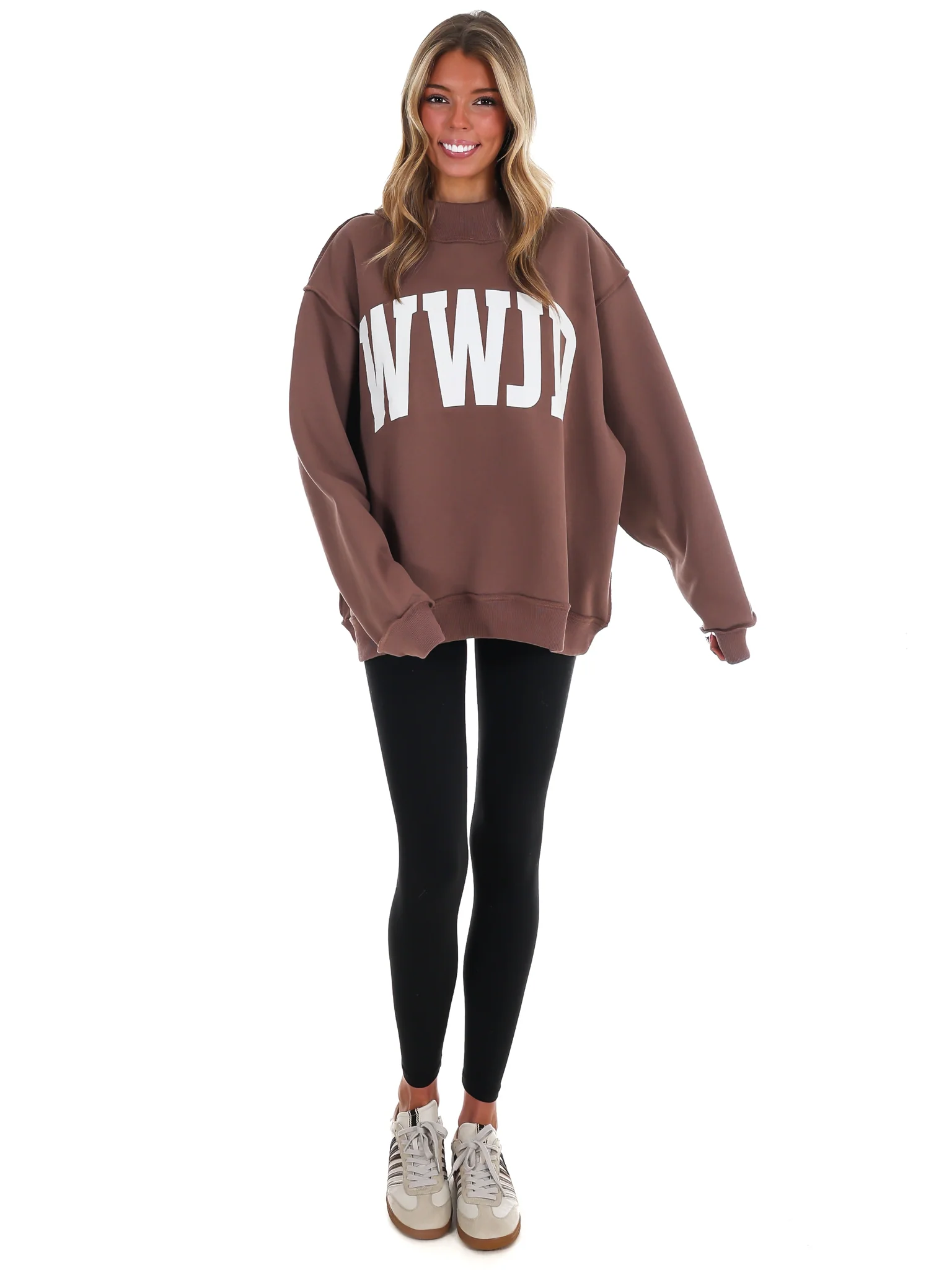 WWJD & Amen Reversible Mock Neck Sweatshirt - Image 17