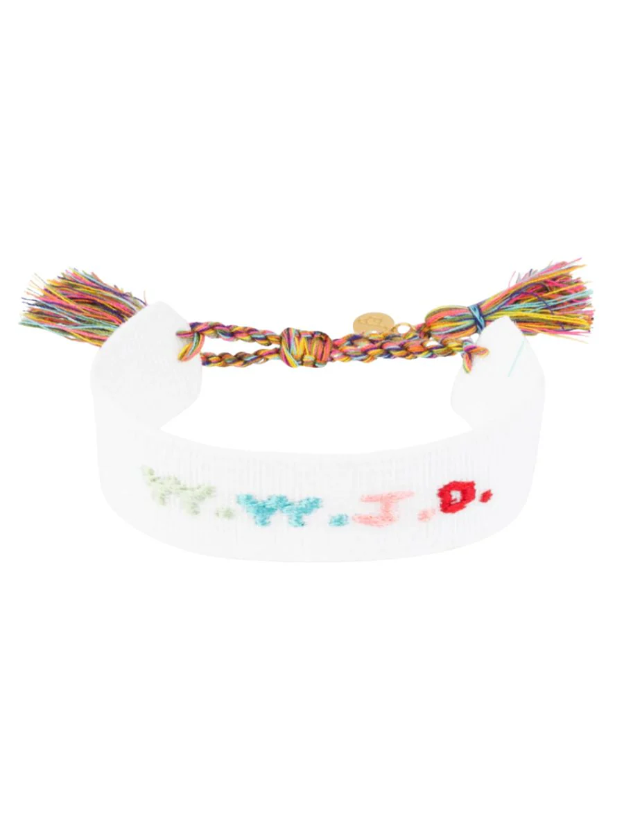 WWJD Embroidered Bracelet - Image 3