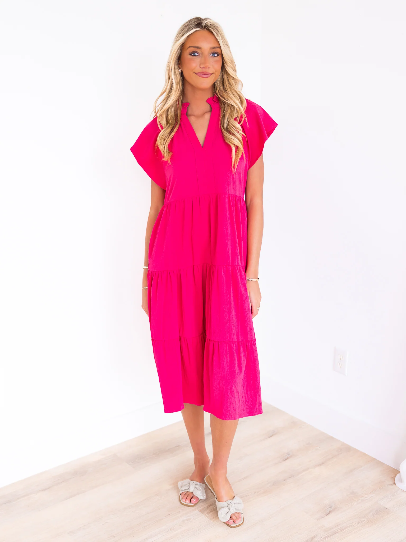 Yes Please Tiered Maxi Dress - Image 8