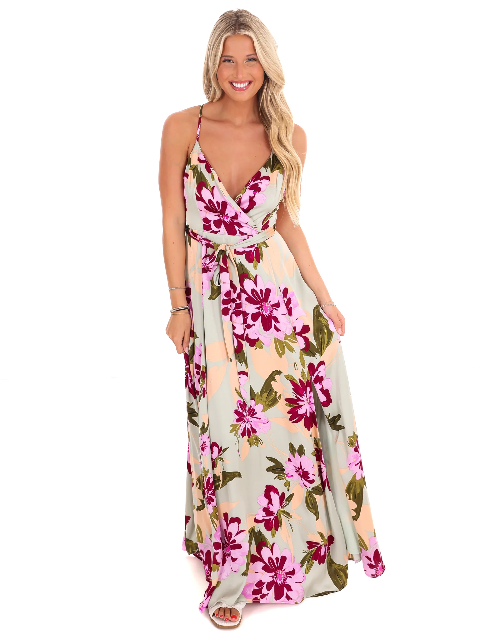 You Grow Girl Floral Maxi Dress - Image 2