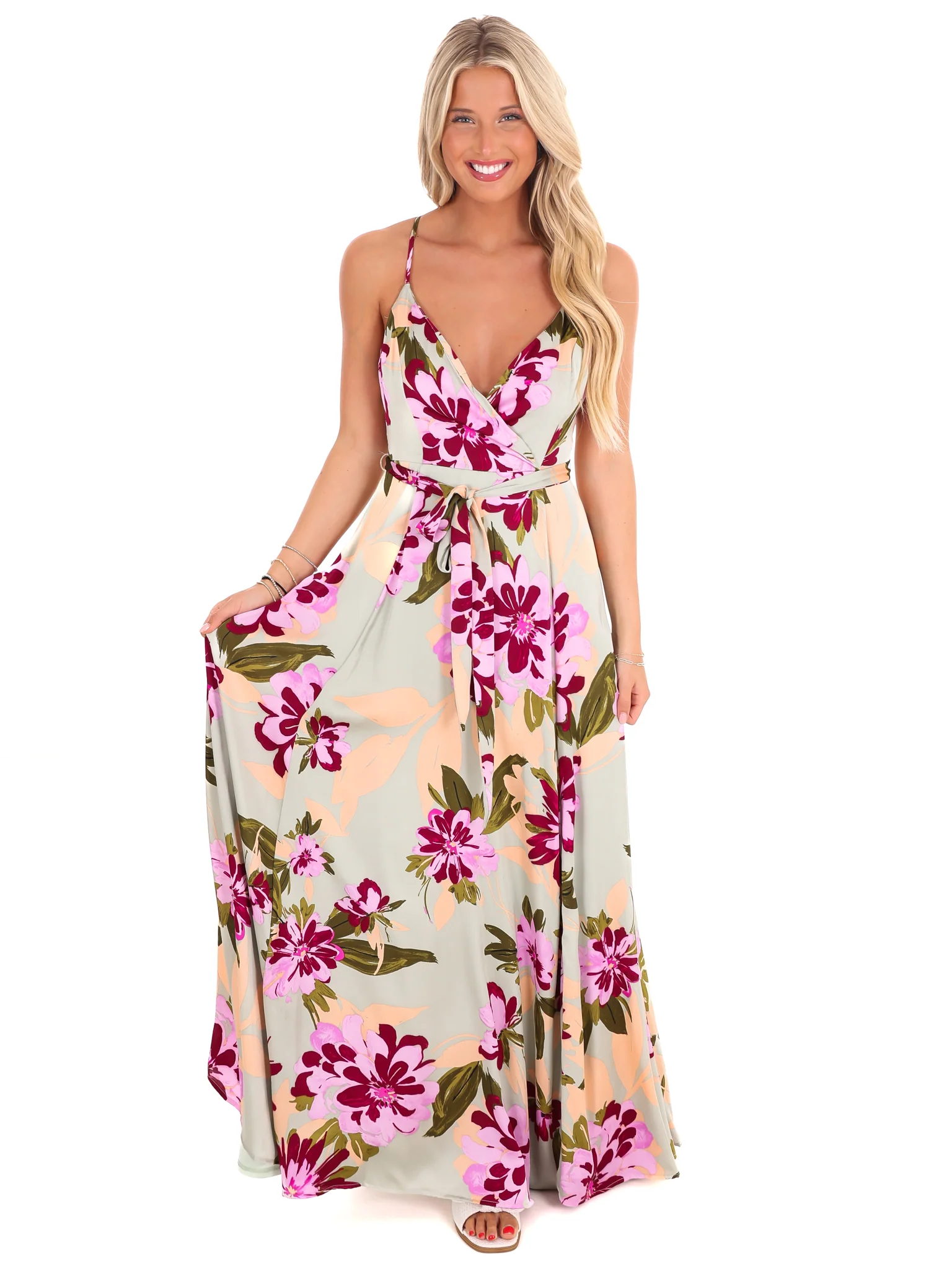 You Grow Girl Floral Maxi Dress - Image 3