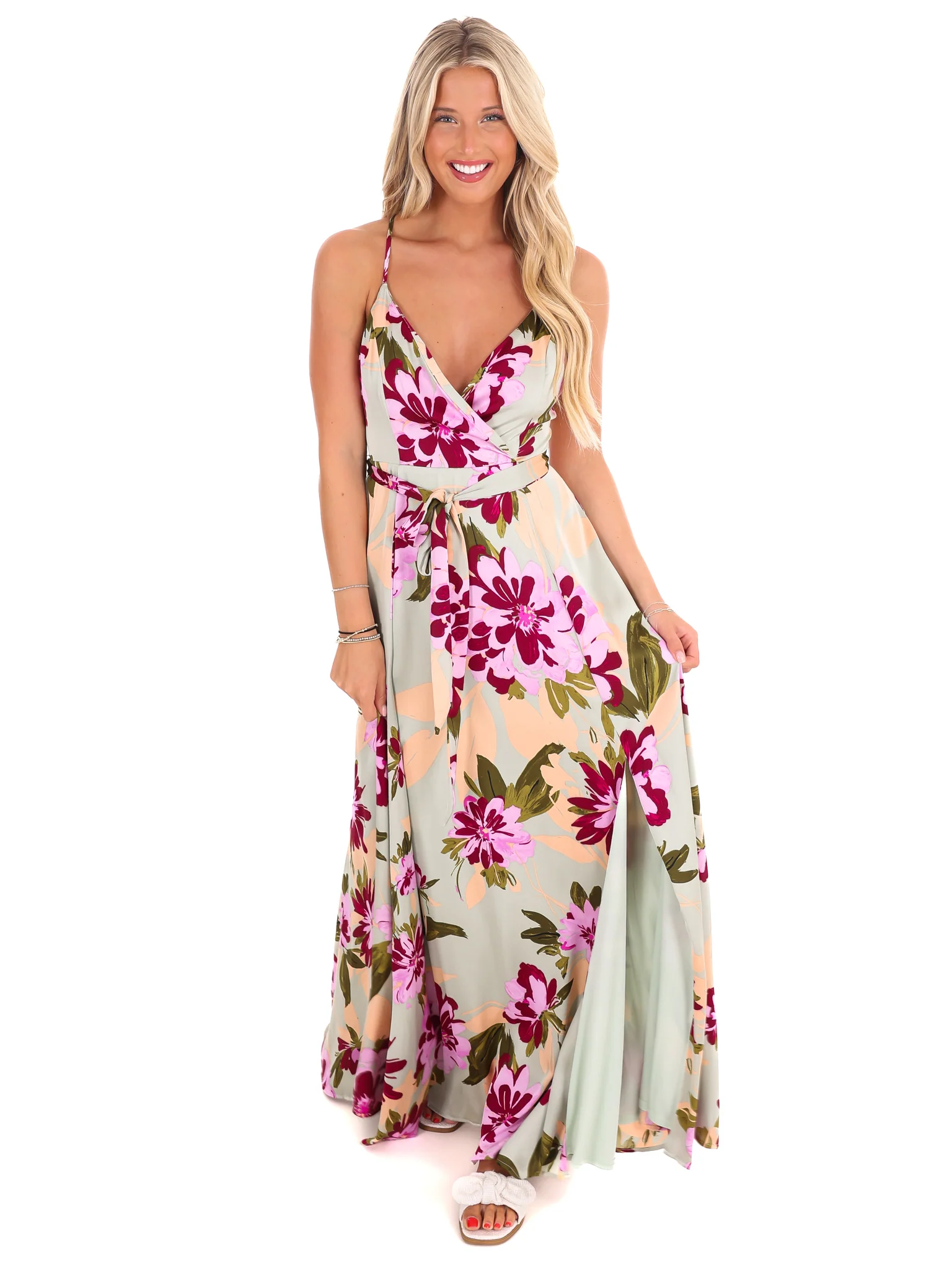 You Grow Girl Floral Maxi Dress - Image 4