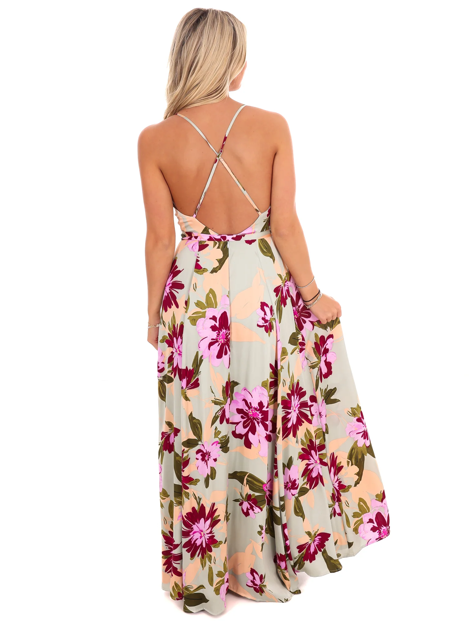 You Grow Girl Floral Maxi Dress - Image 5