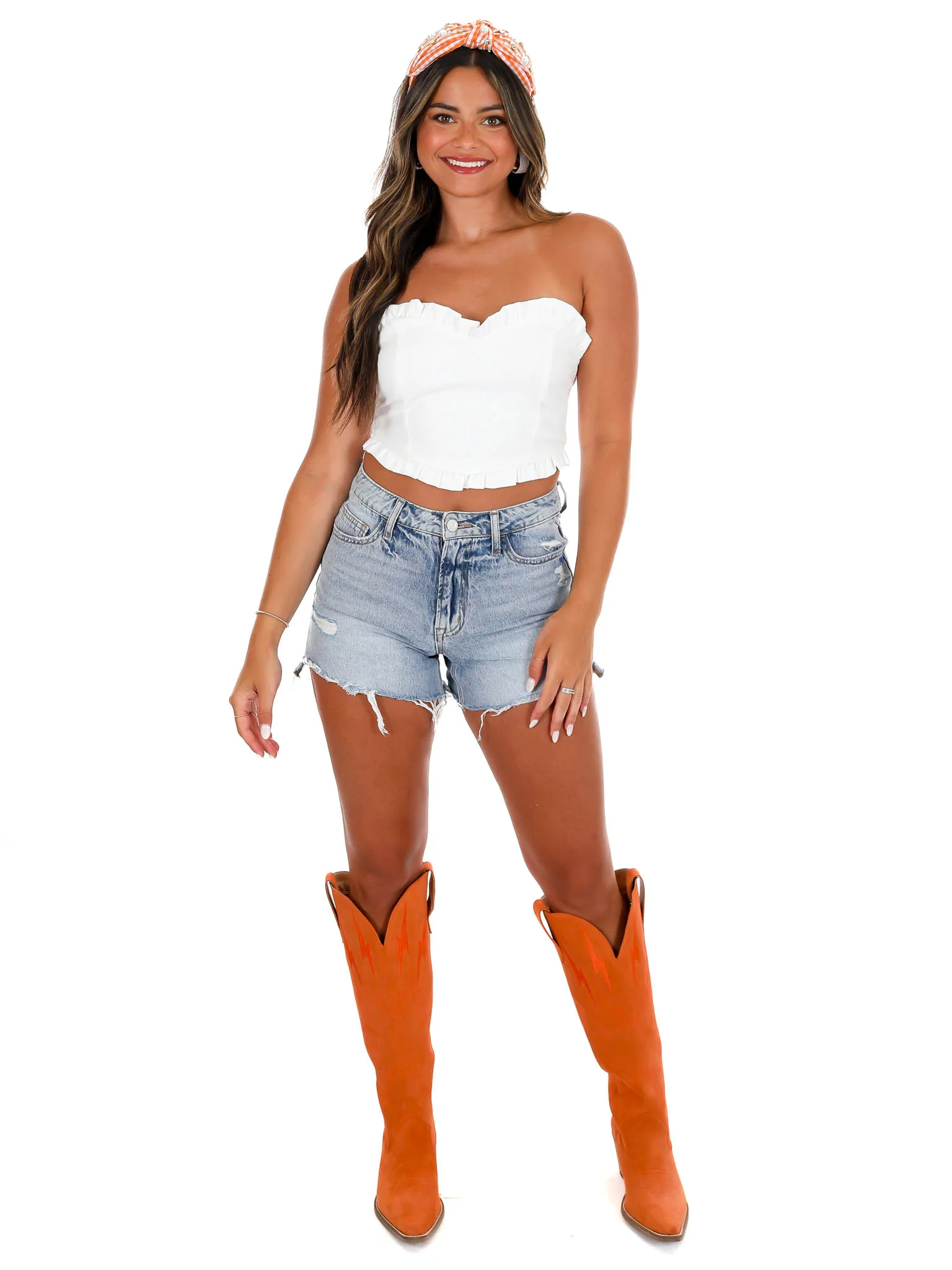 You Had Me At Football Crop Top - Image 2