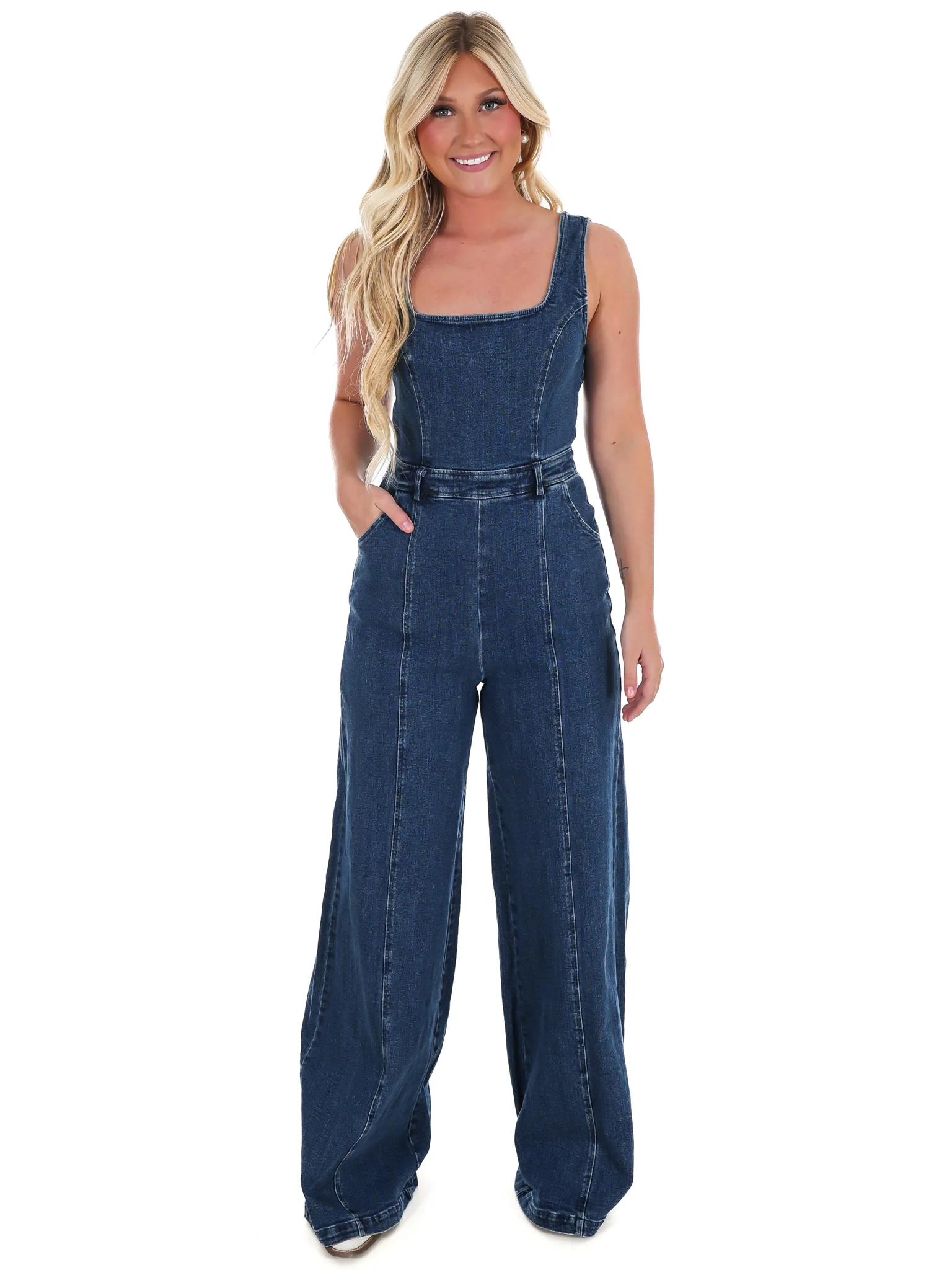 You Matter Denim Jumpsuit - Image 5