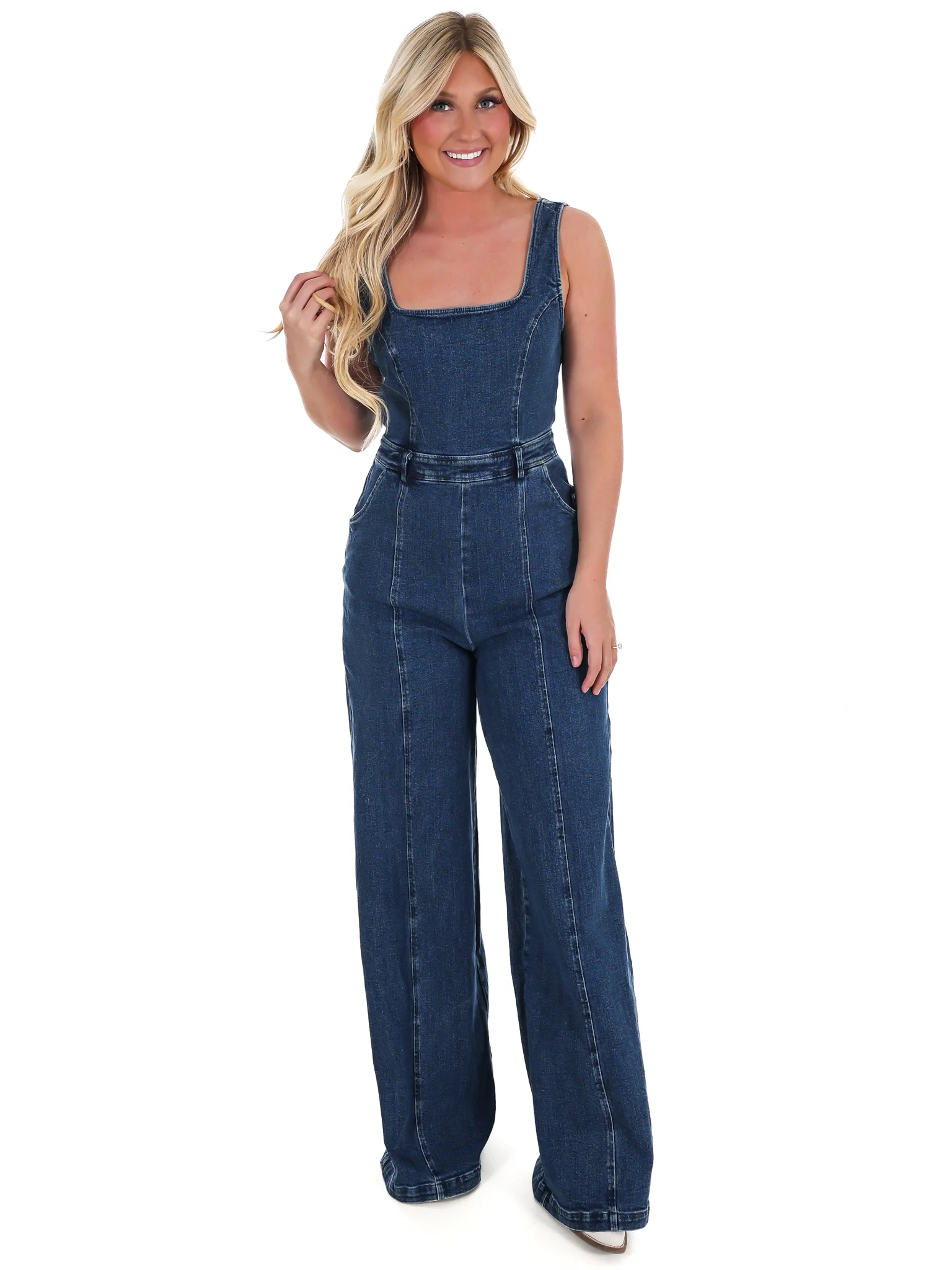 You Matter Denim Jumpsuit - Image 6