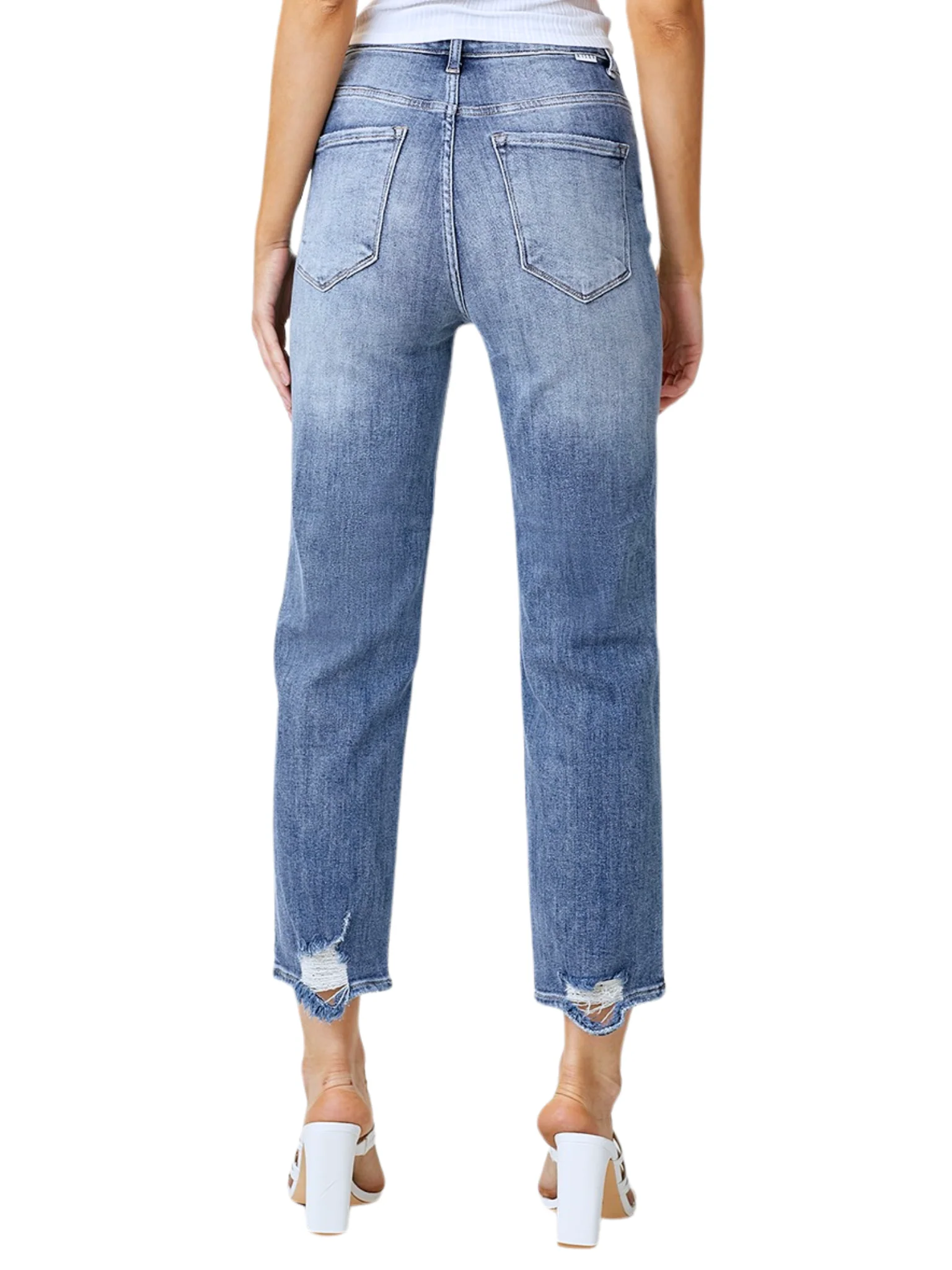You Send Me High Waist Straight Jeans - Image 8