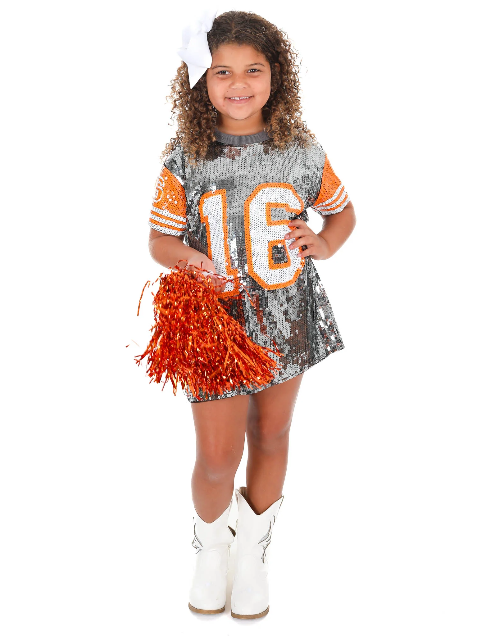 Youth 16 Sequin Jersey Dress - Image 14