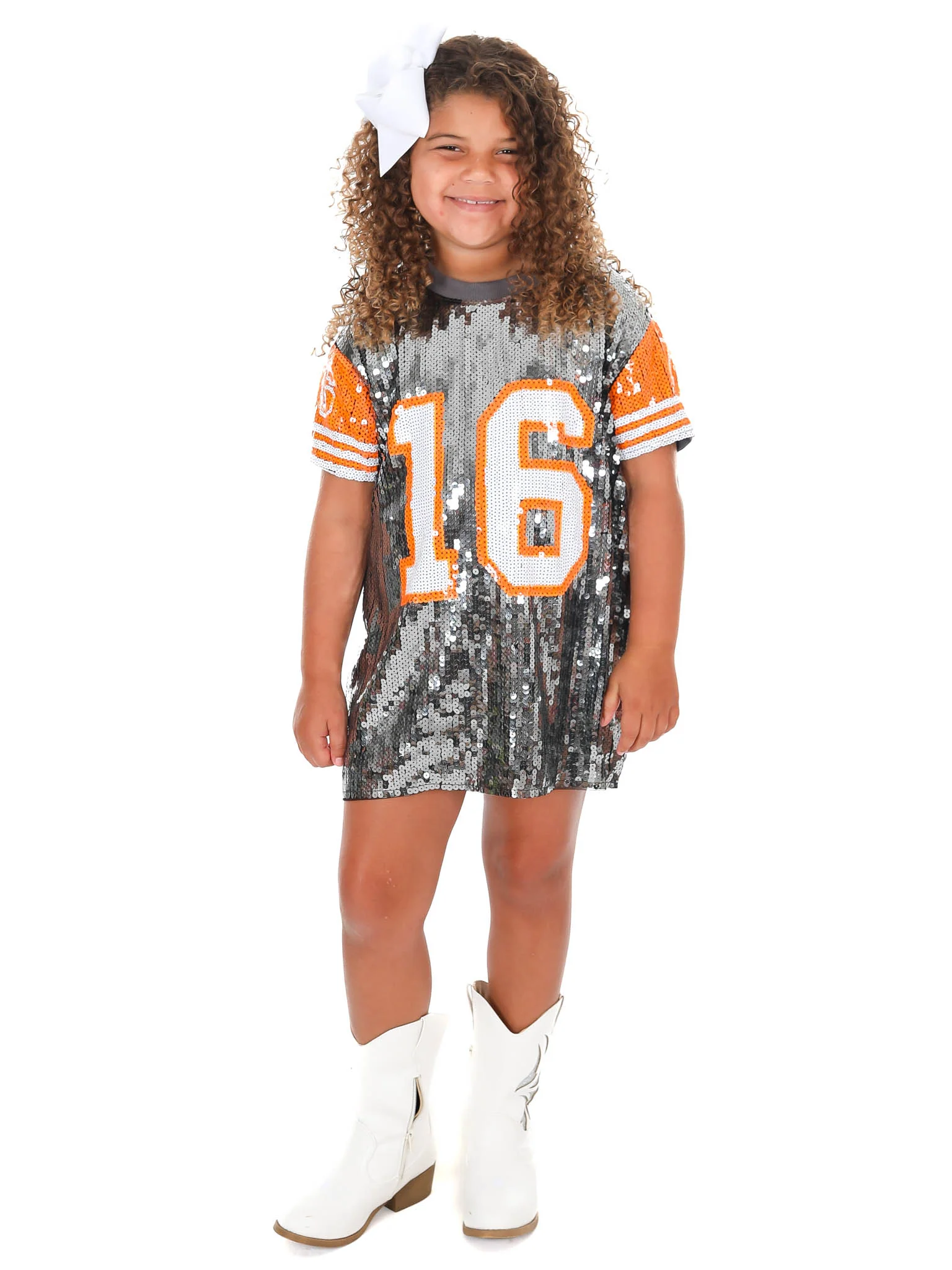 Youth 16 Sequin Jersey Dress - Image 18