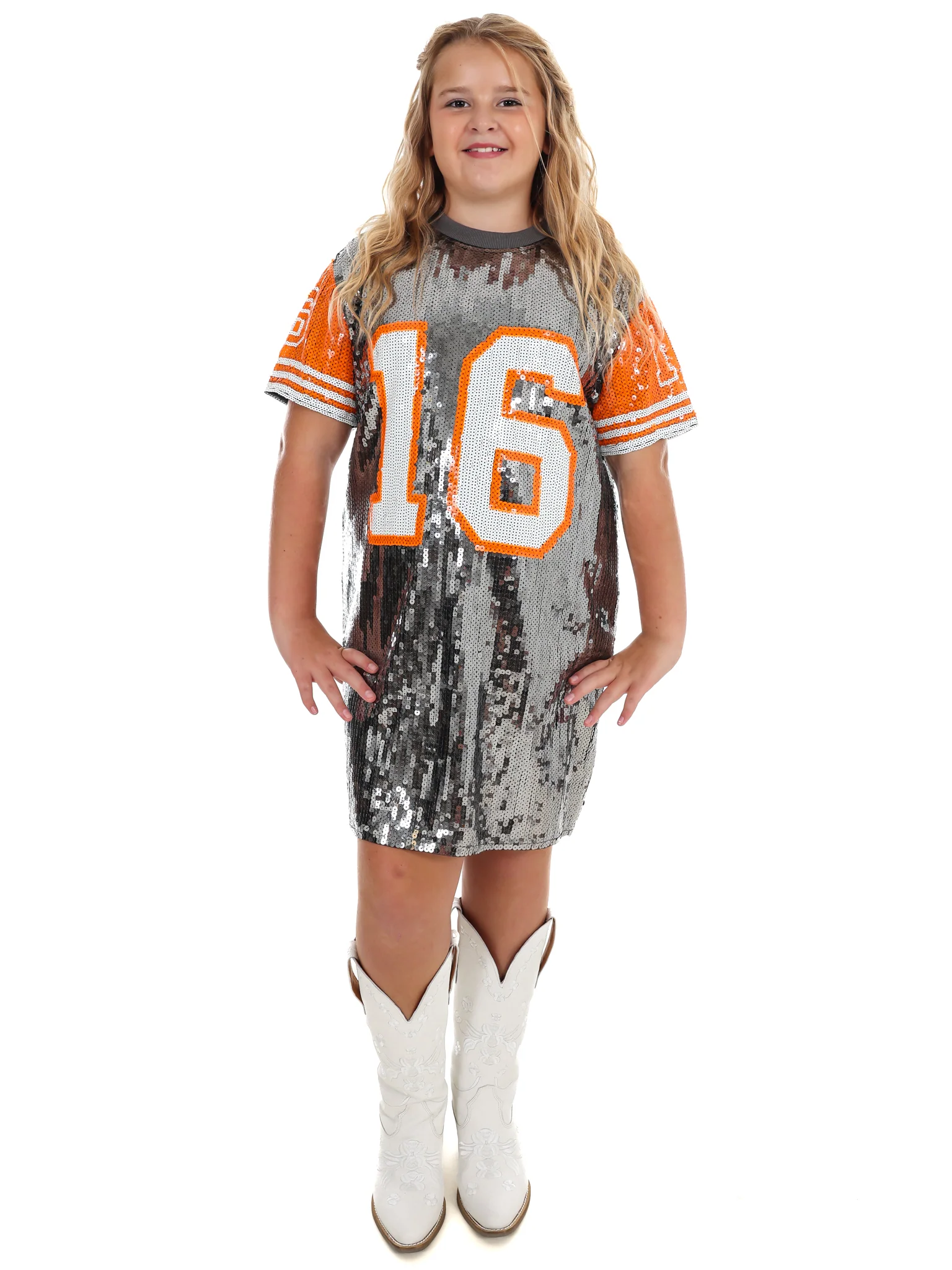 Youth 16 Sequin Jersey Dress - Image 23