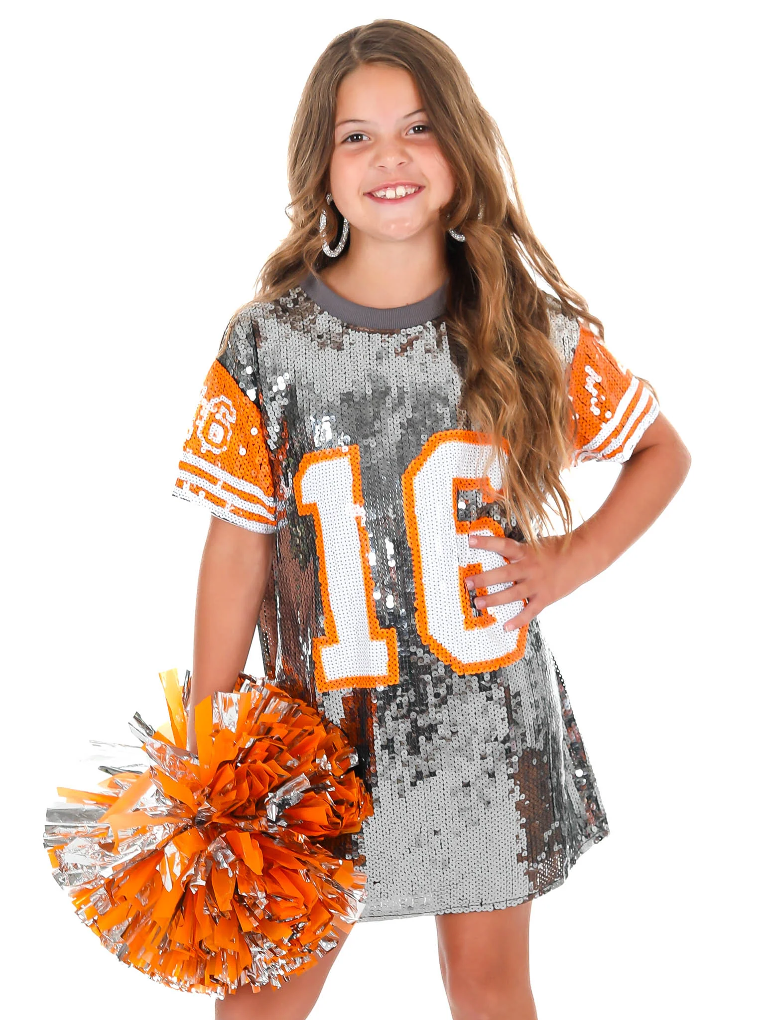 Youth 16 Sequin Jersey Dress - Image 3