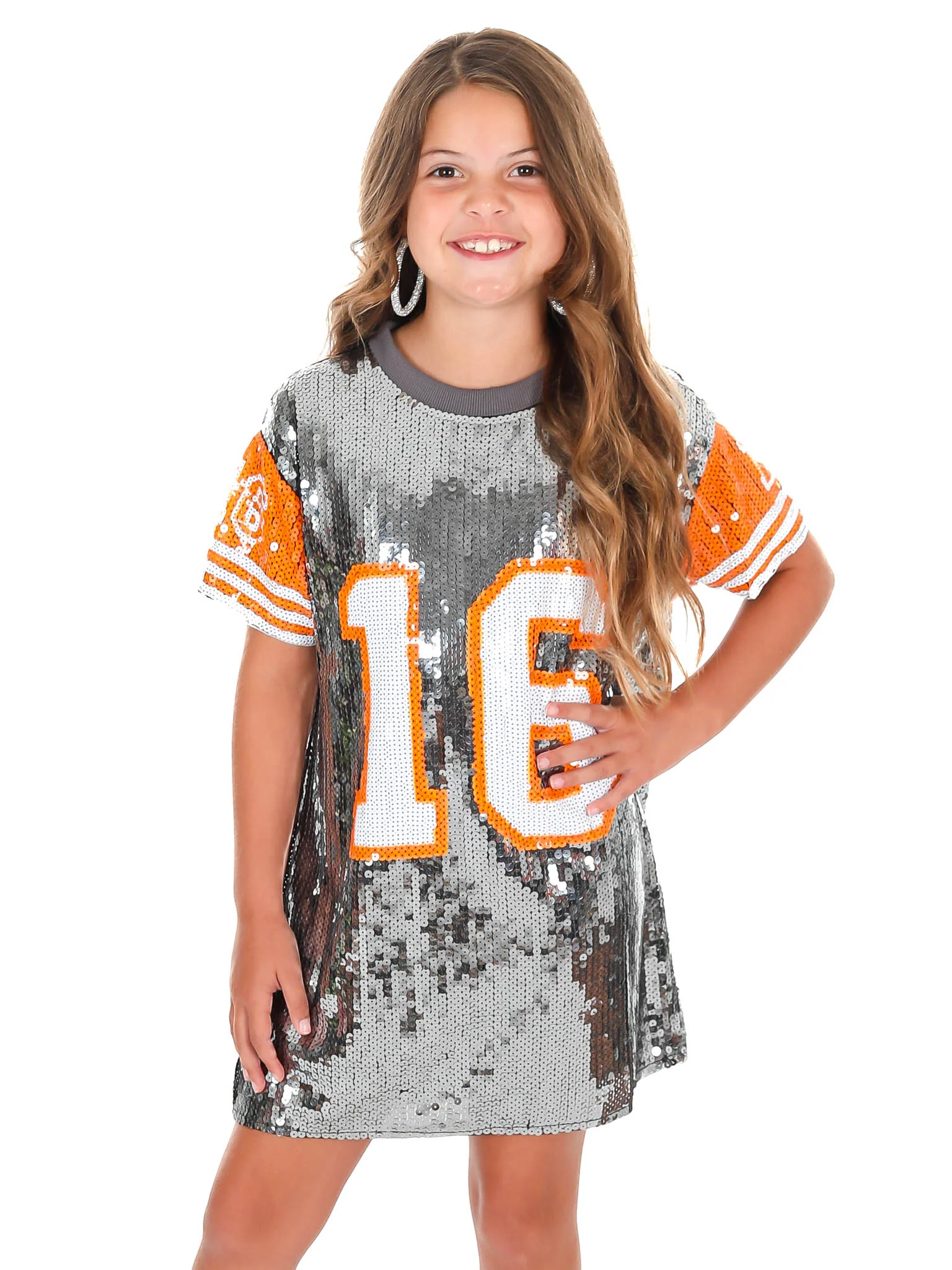 Youth 16 Sequin Jersey Dress - Image 9