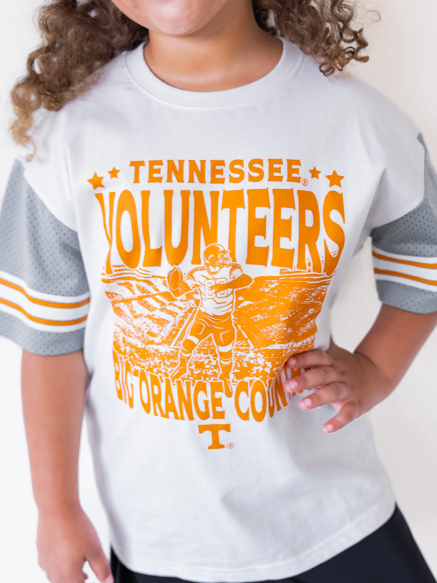 Youth Tennessee Sports Stripe Raglan Tee - Image 2