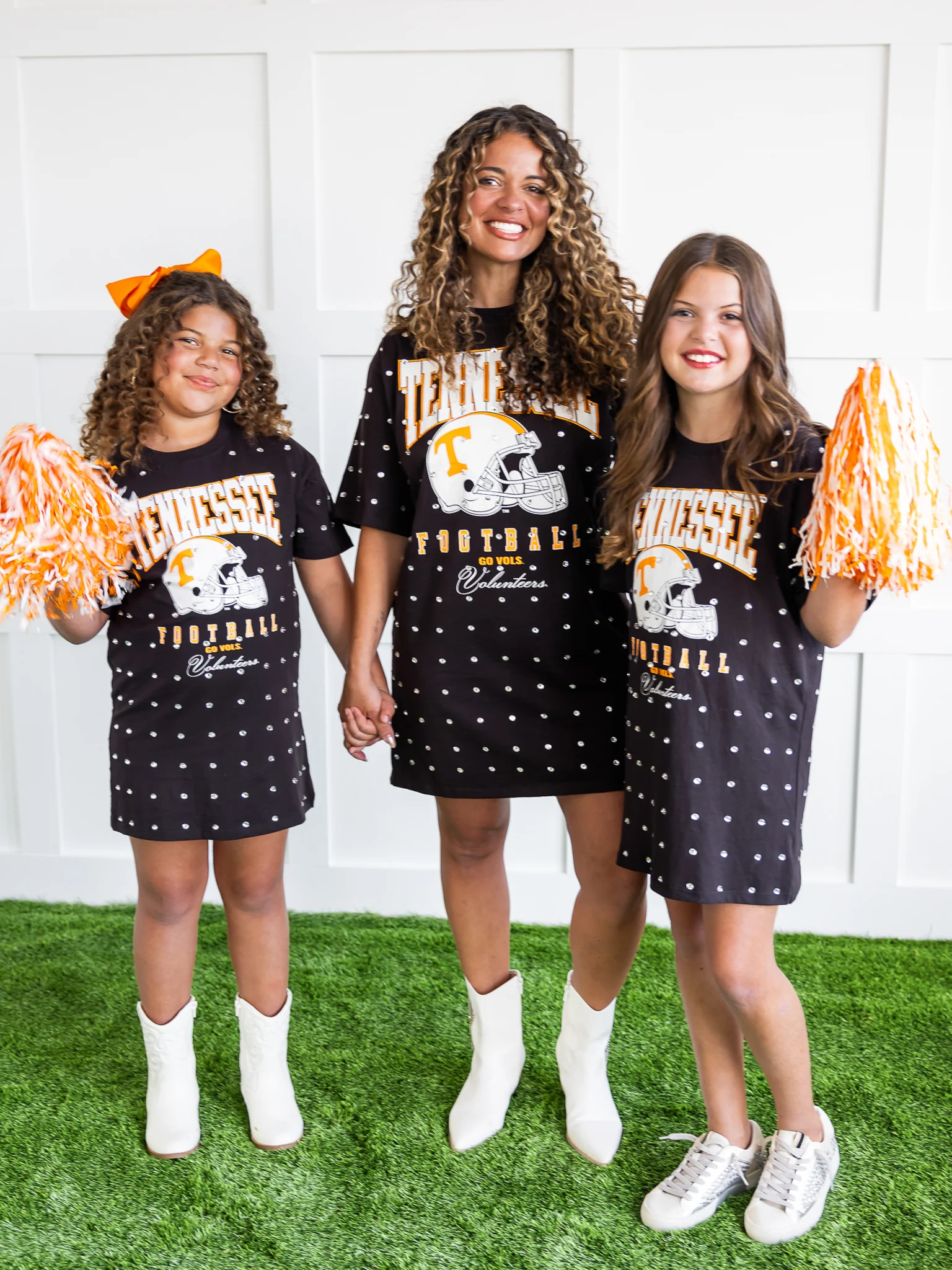 Youth Tennessee Volunteers All Over Rhinestone T-Shirt Dress - Image 16