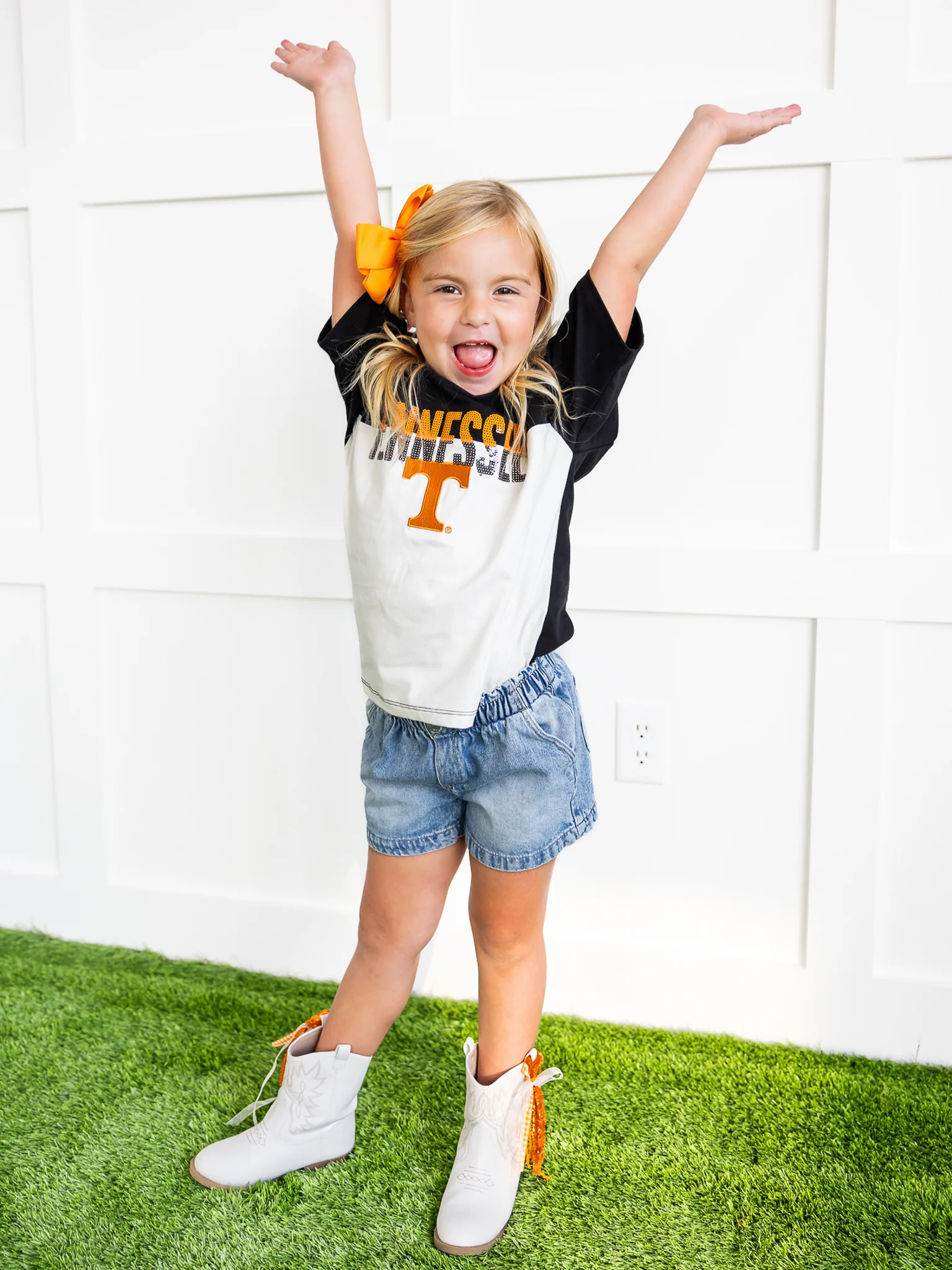 Youth Tennessee Volunteers Colorblock Tee - Image 2