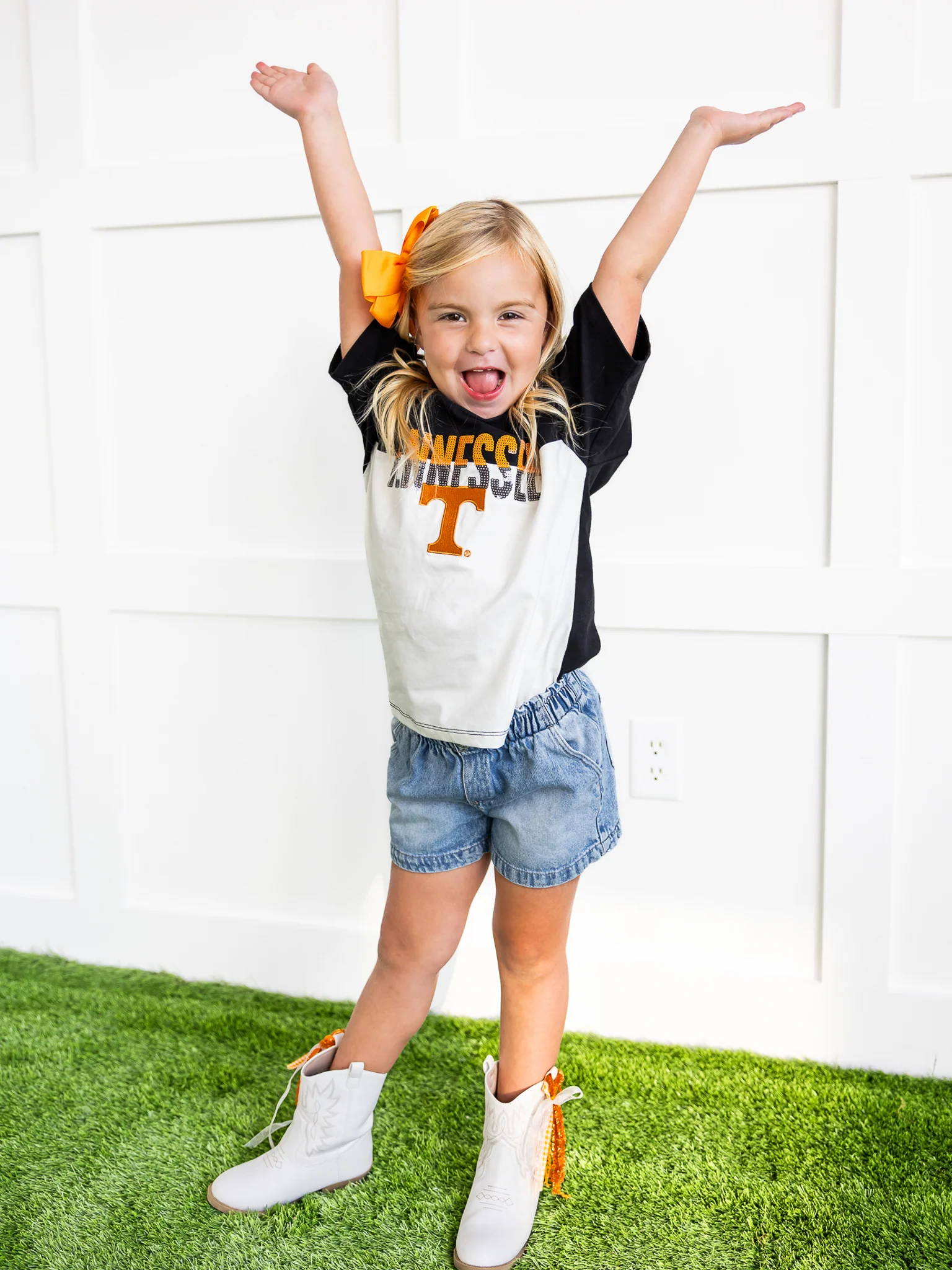 Youth Tennessee Volunteers Colorblock Tee - Image 4