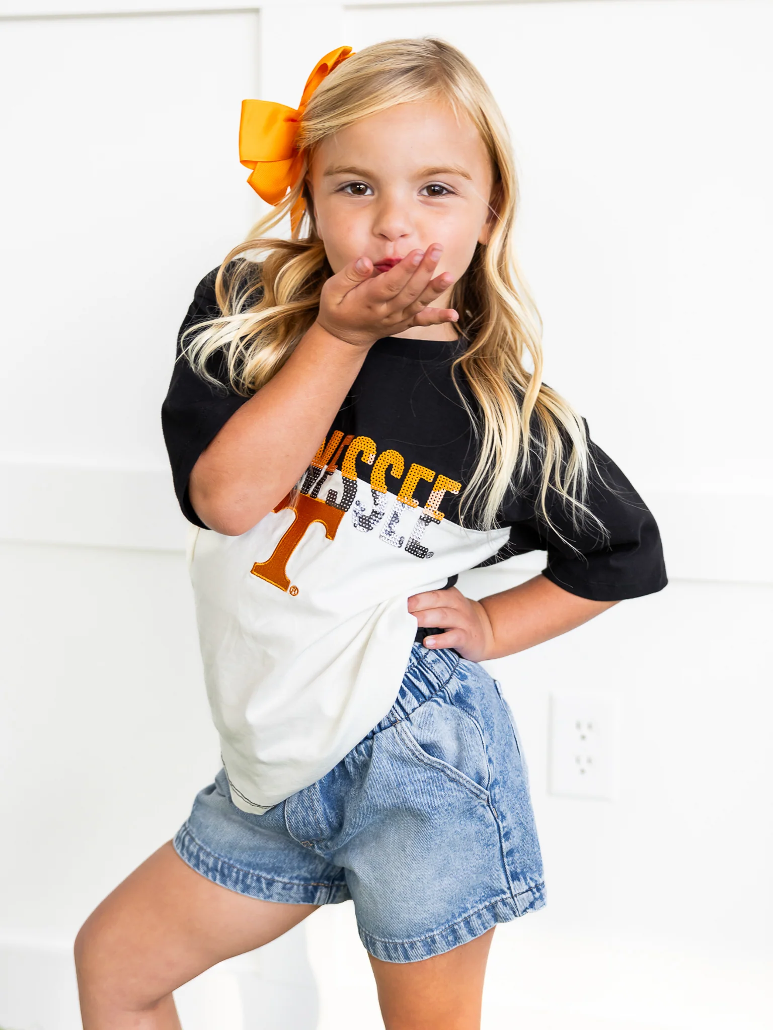 Youth Tennessee Volunteers Colorblock Tee - Image 5