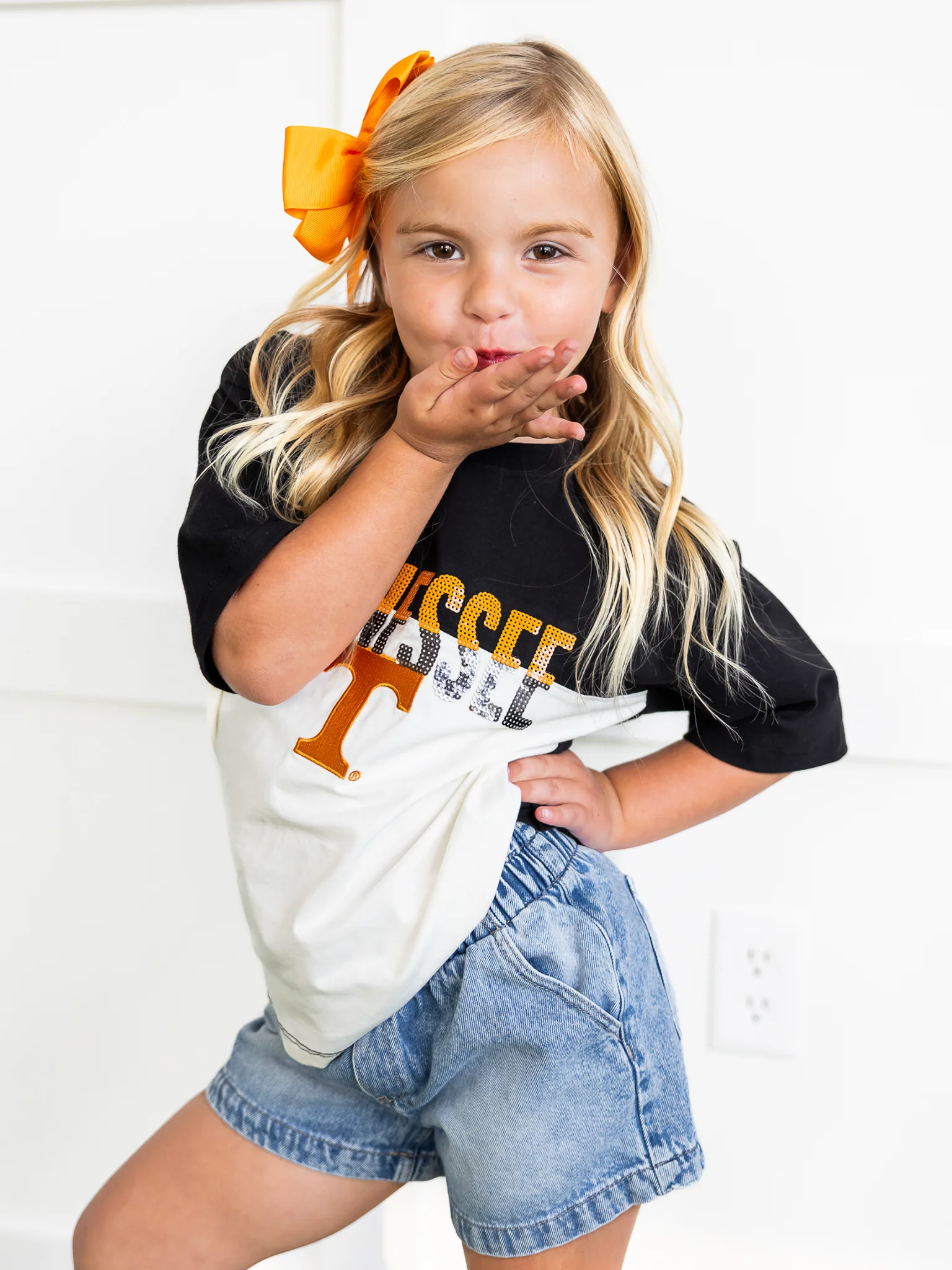 Youth Tennessee Volunteers Colorblock Tee - Image 6