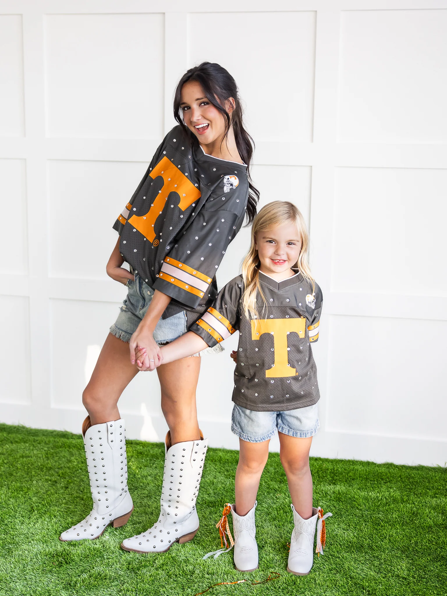 Youth Tennessee Volunteers Kick-Off Time Rhinestone Top - Image 5