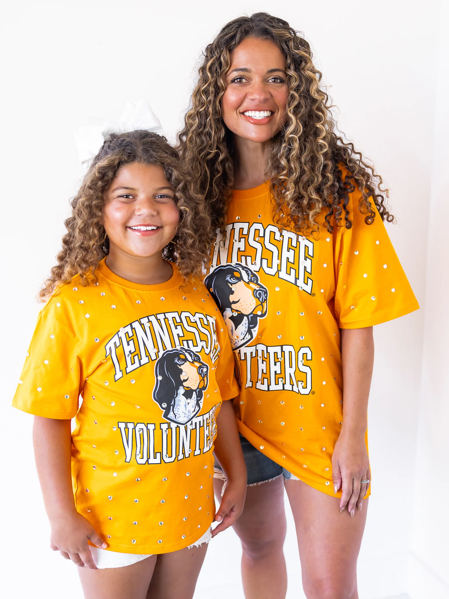 Youth Tennessee Volunteers Smokey All-Over Rhinestone Tee - Image 27